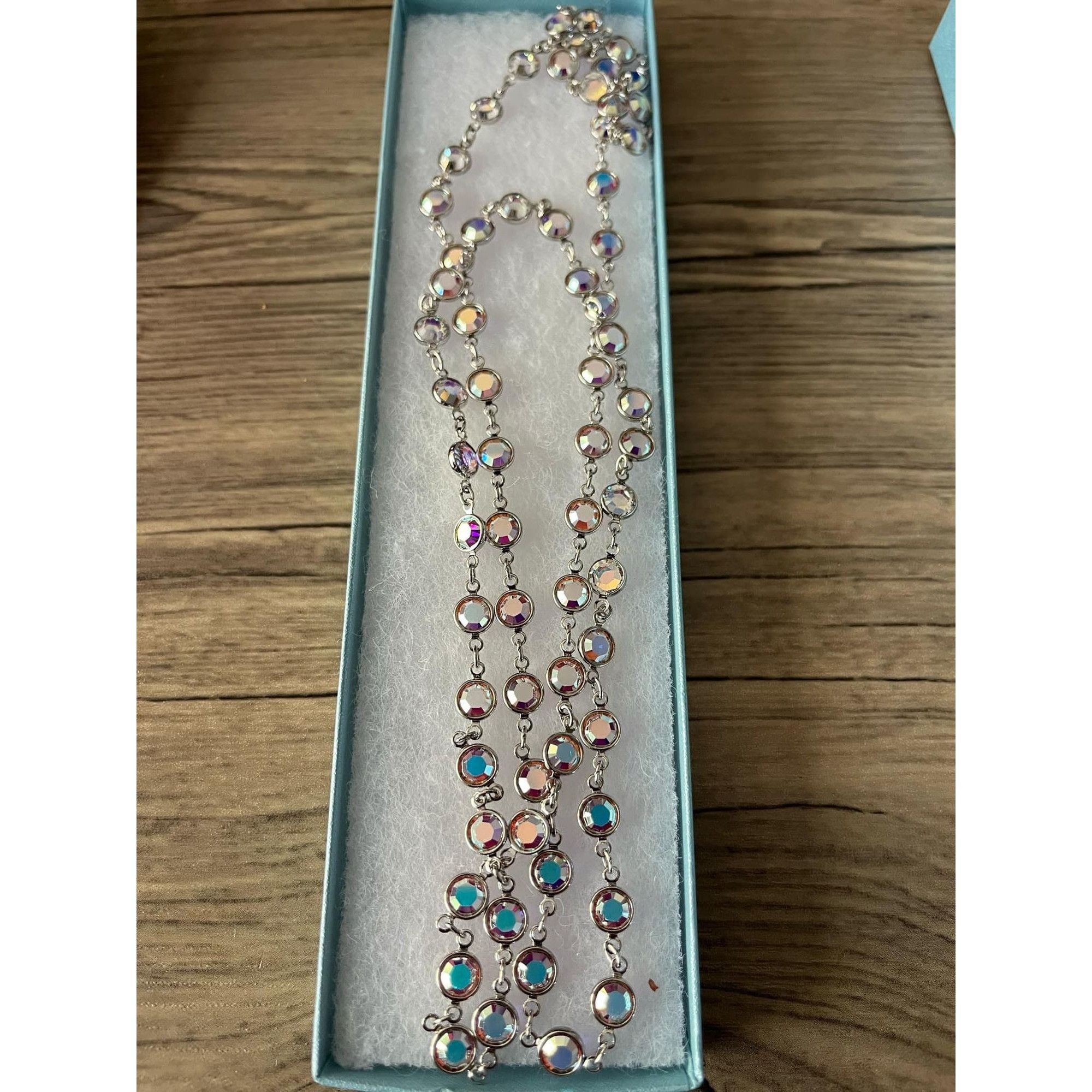 Other Touchstone Clear Crystal by Swarovski Chanelle Jewelry Neckl Size ONE SIZE - 1 Thumbnail