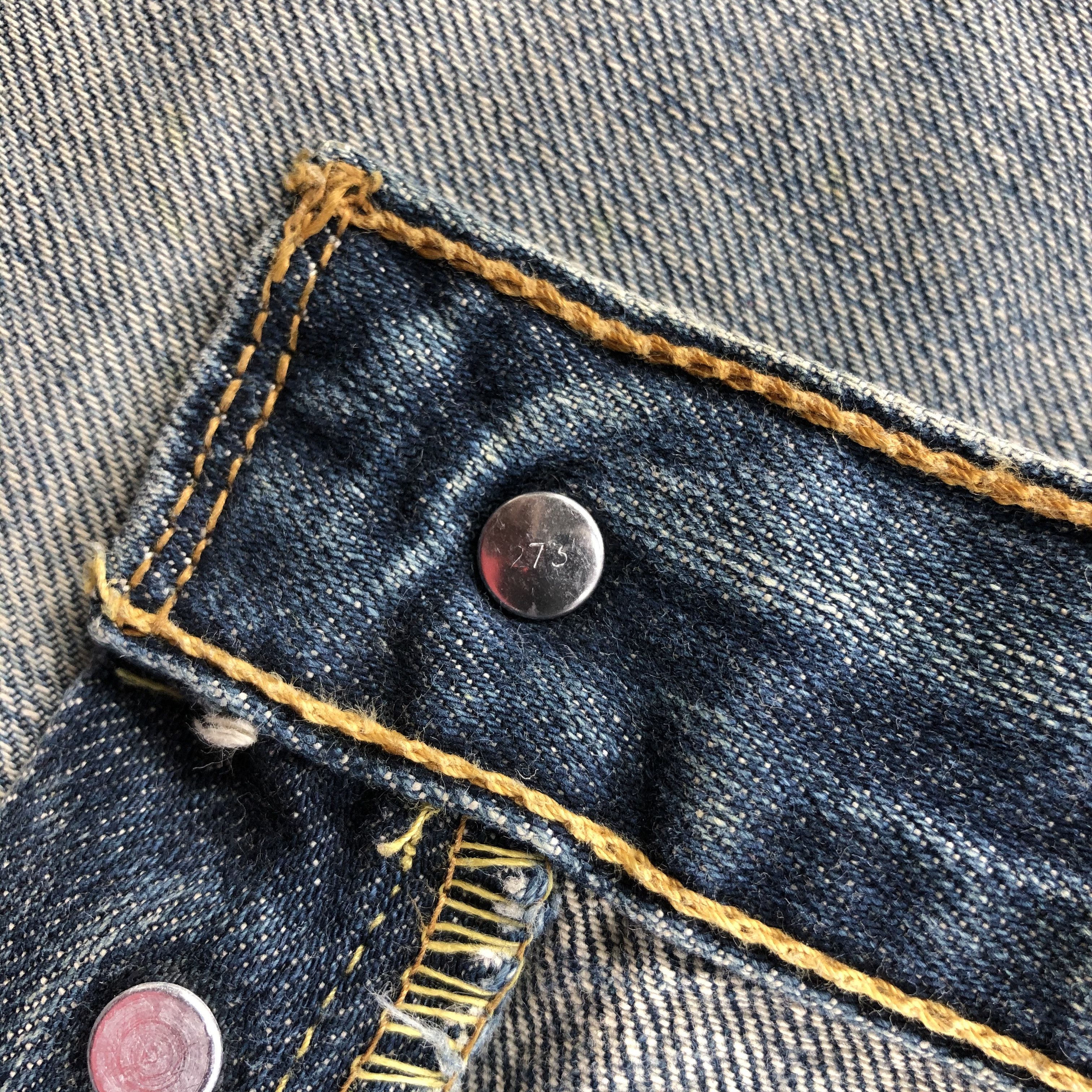 Levi's Vintage Blue Wash Levis 501 Jeans-JM2396 Size US 34 / EU 50 - 14 Thumbnail