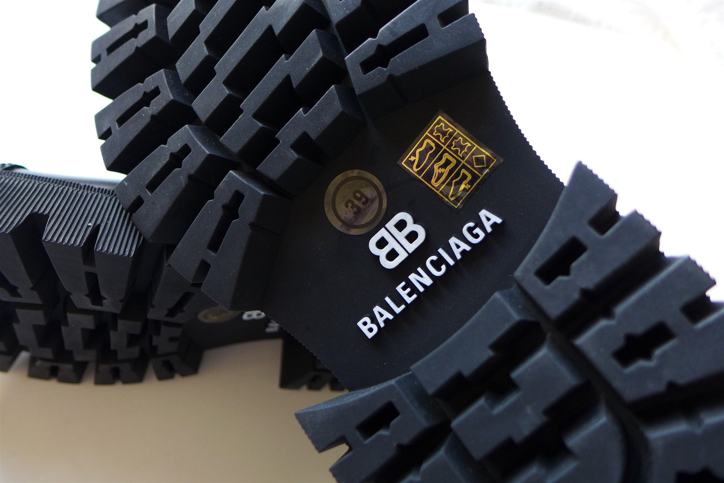 Balenciaga Balenciaga Tractor Boots - Black Calf Leather Size US 6 / EU 39 - 12 Thumbnail