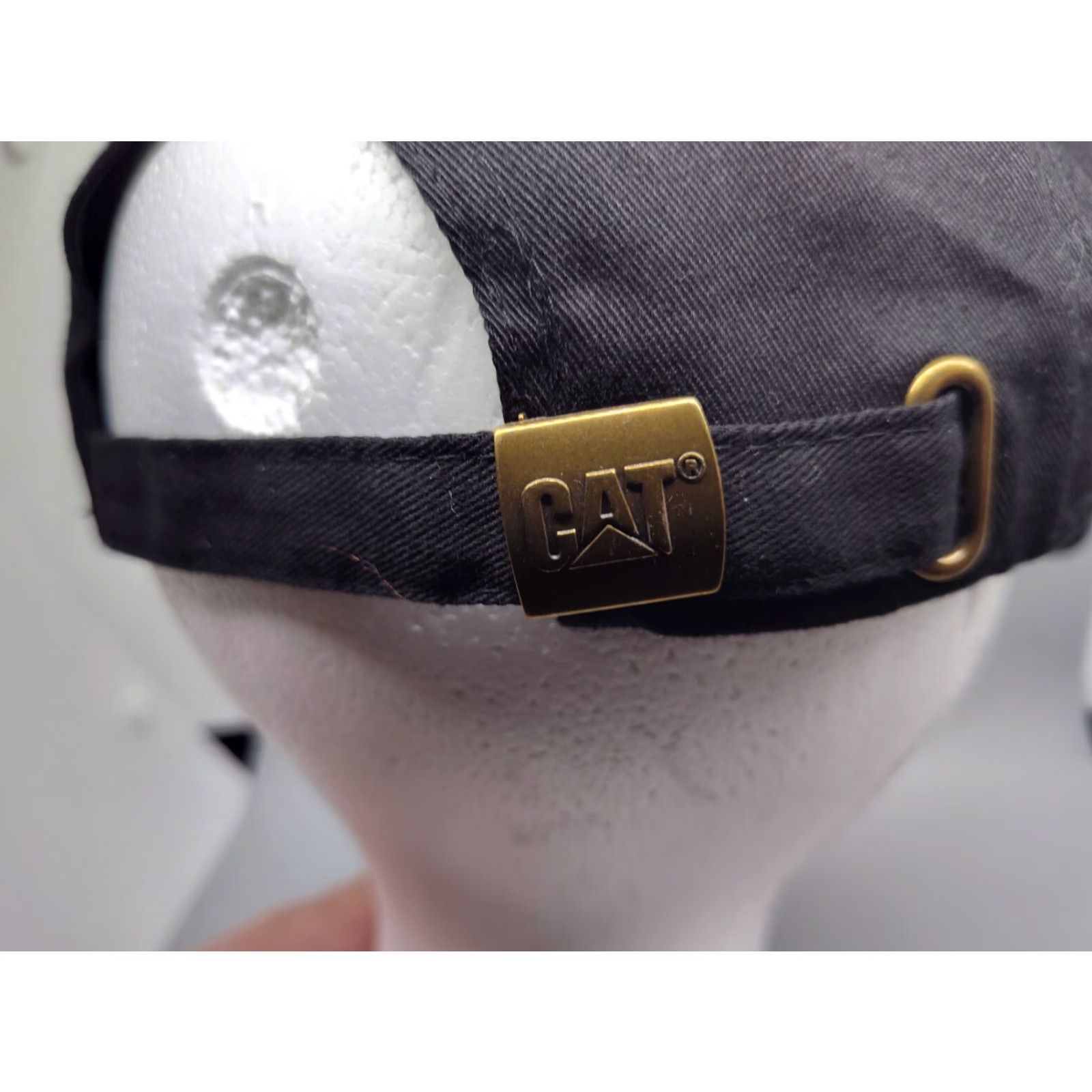 Vintage VINTAGE CAT Baseball Cap Hat Men Adjustable Black Logo Black Cat 90s Style Size ONE SIZE - 4 Thumbnail