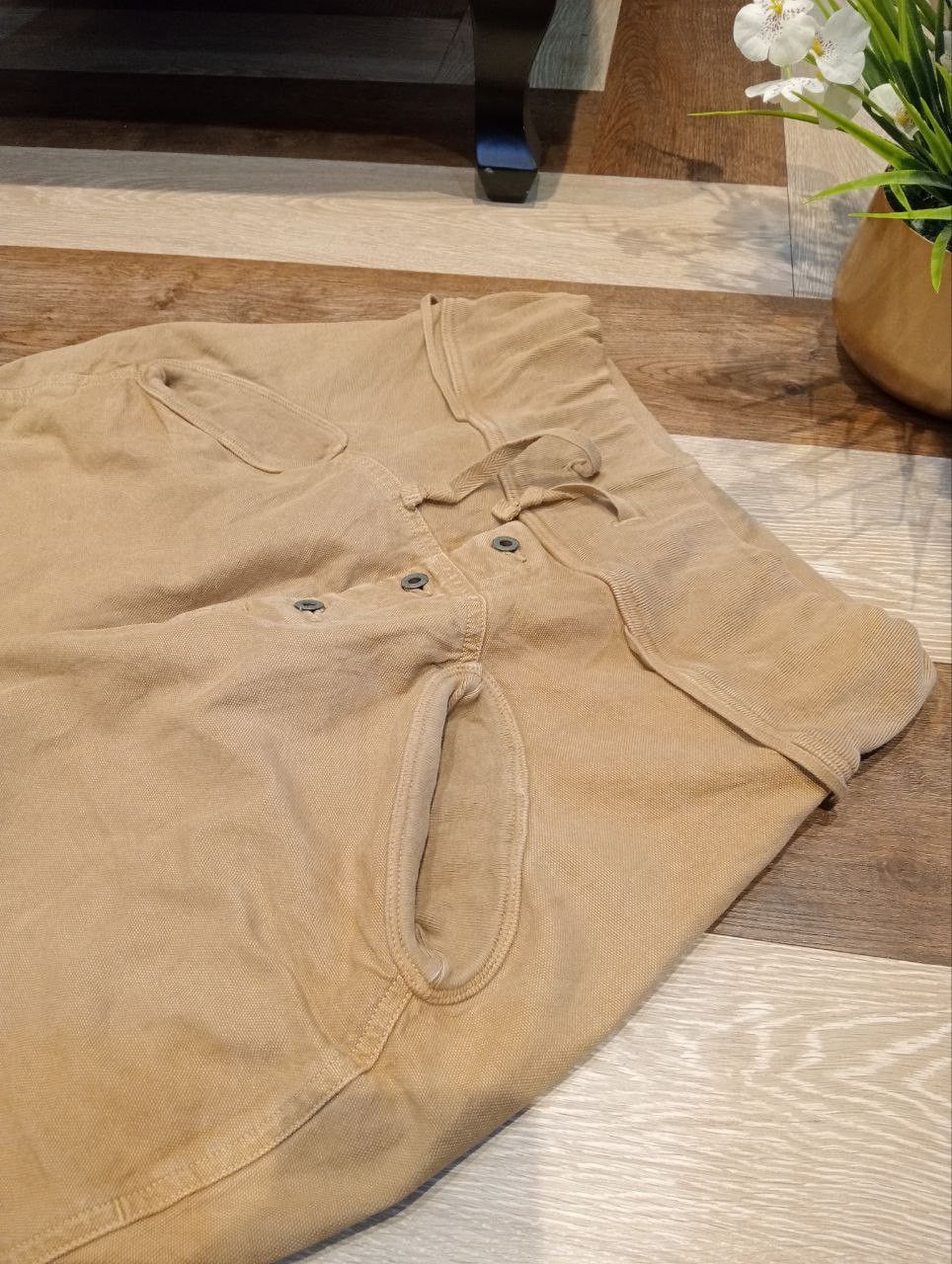 Kapital KAPITAL LIGHT CANVAS SAROUEL NOUVELLE PANTS IN KHAKI Size US 31 - 5 Thumbnail