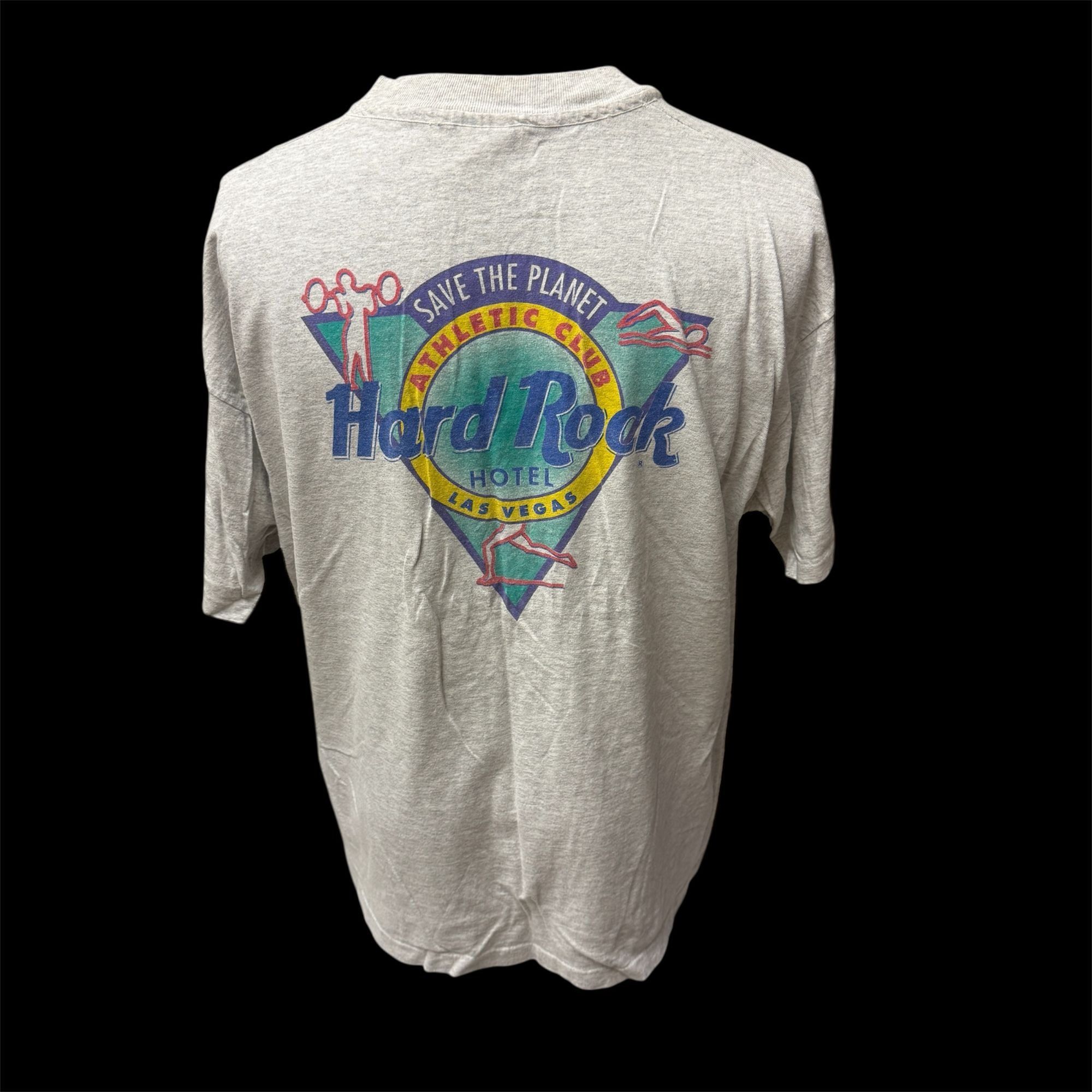Anvil 90’s Heather Hard Rock Hotel LAS VEGAS ATHLETIC CLUB T Shirt Size US XXL / EU 58 / 5 - 2 Thumbnail