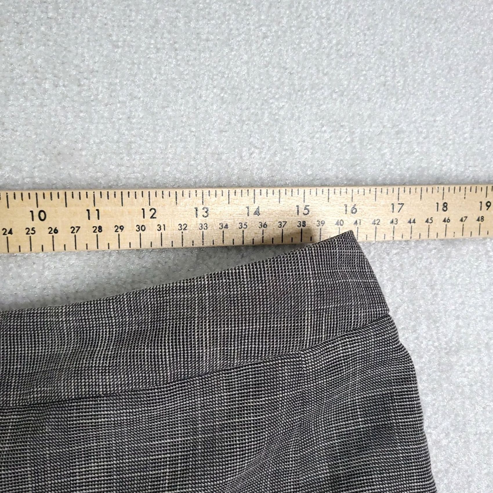 Vintage VINTAGE Larry Levine For Dress Barn Pants Women's 10 Gray Straight Leg Hook & Eye Dress Pants Womens 10 Gray Straight Leg Mens? Size 32" / US 10 / IT 46 - 5 Thumbnail
