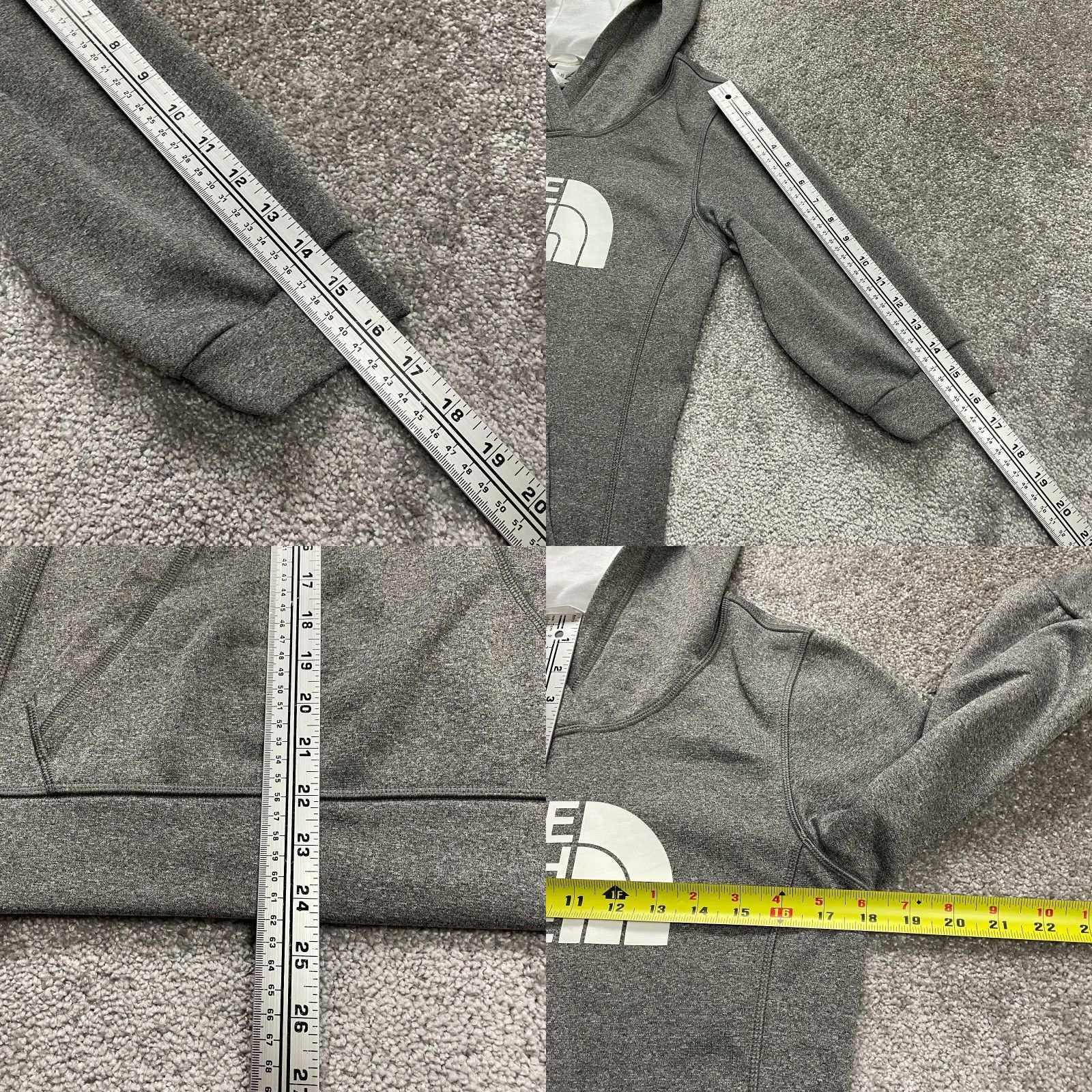 The North Face The North Face Hoodie Women Adult Small Gray Graphic Pullover Jacket Logo Sweatshirt Womens Size S / US 4 / IT 40 - 8 Thumbnail