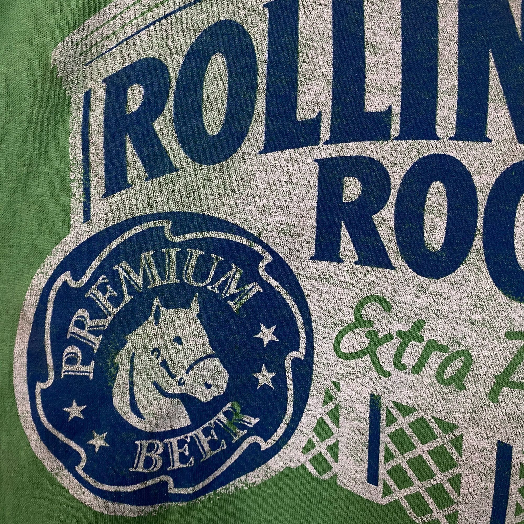 Other Rolling Rock Beer Classic Logo Distressed T-Shirt XL Size US XL / EU 56 / 4 - 4 Thumbnail