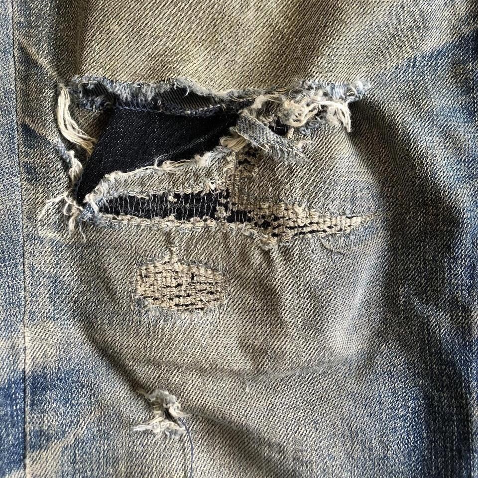 Japanese Brand Cook Jeans damage detail denim Size US 30 / EU 46 - 4 Thumbnail