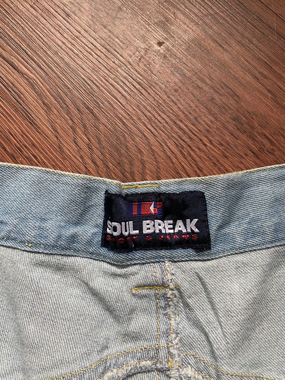 Vintage Soul Break Baggy Hip Hop Style Jeans Size US 33 - 5 Thumbnail