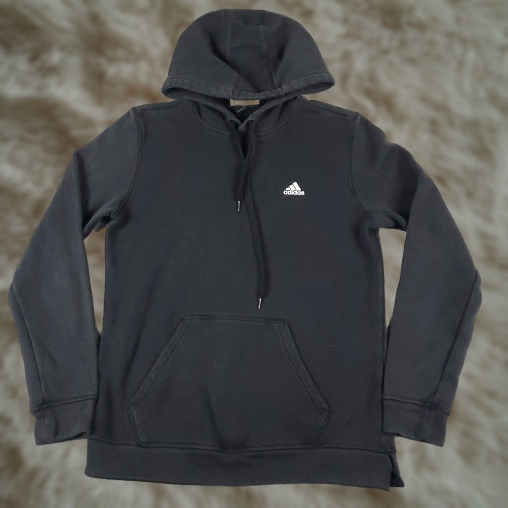 Adidas VINTAGE Adidas Women's Hoodie Pullover Sweater S Black Casual Activewear Size S / US 4 / IT 40 - 1 Thumbnail