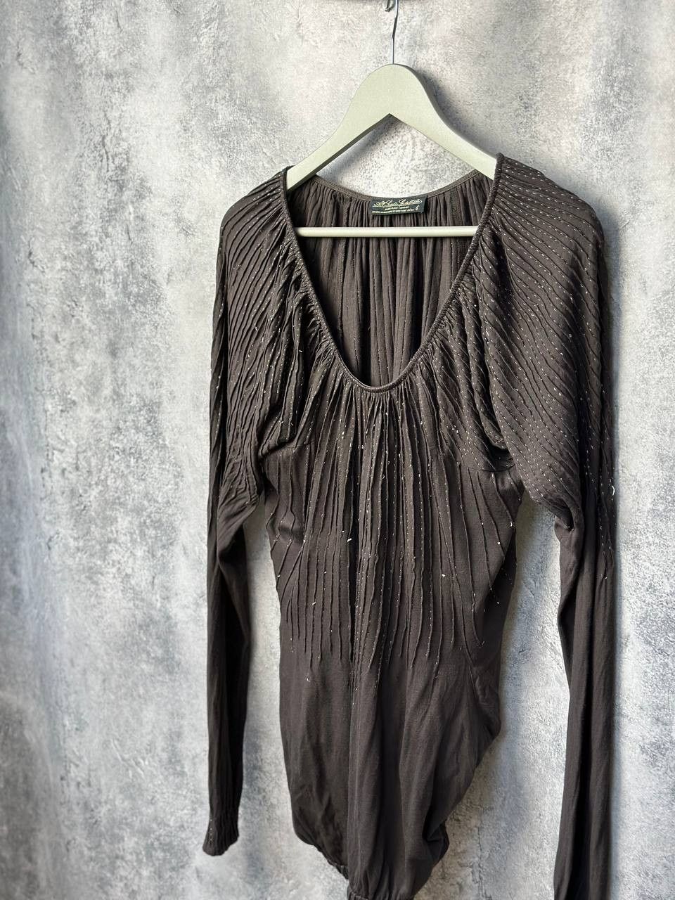 Allsaints × Vintage AllSaints Spitafields Angel Tunic Dress Brown Pleated Size M / US 6-8 / IT 42-44 - 1 Thumbnail