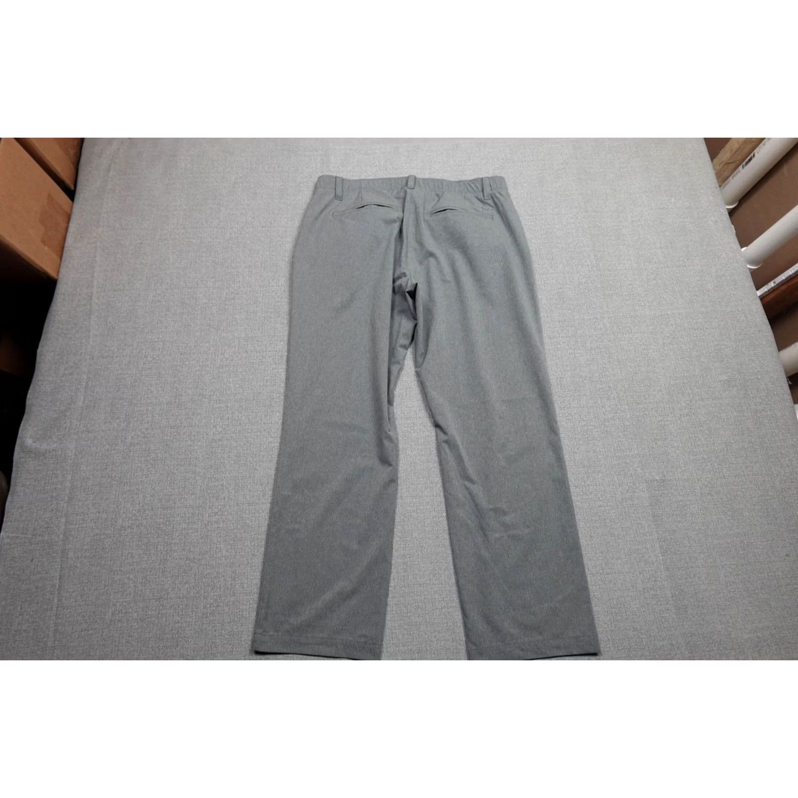 Under Armour Under Armour Golf Pants Mens 38x30 Gray Relaxed Fit Chino Stretch Microfiber Size US 38 / EU 54 - 4 Thumbnail