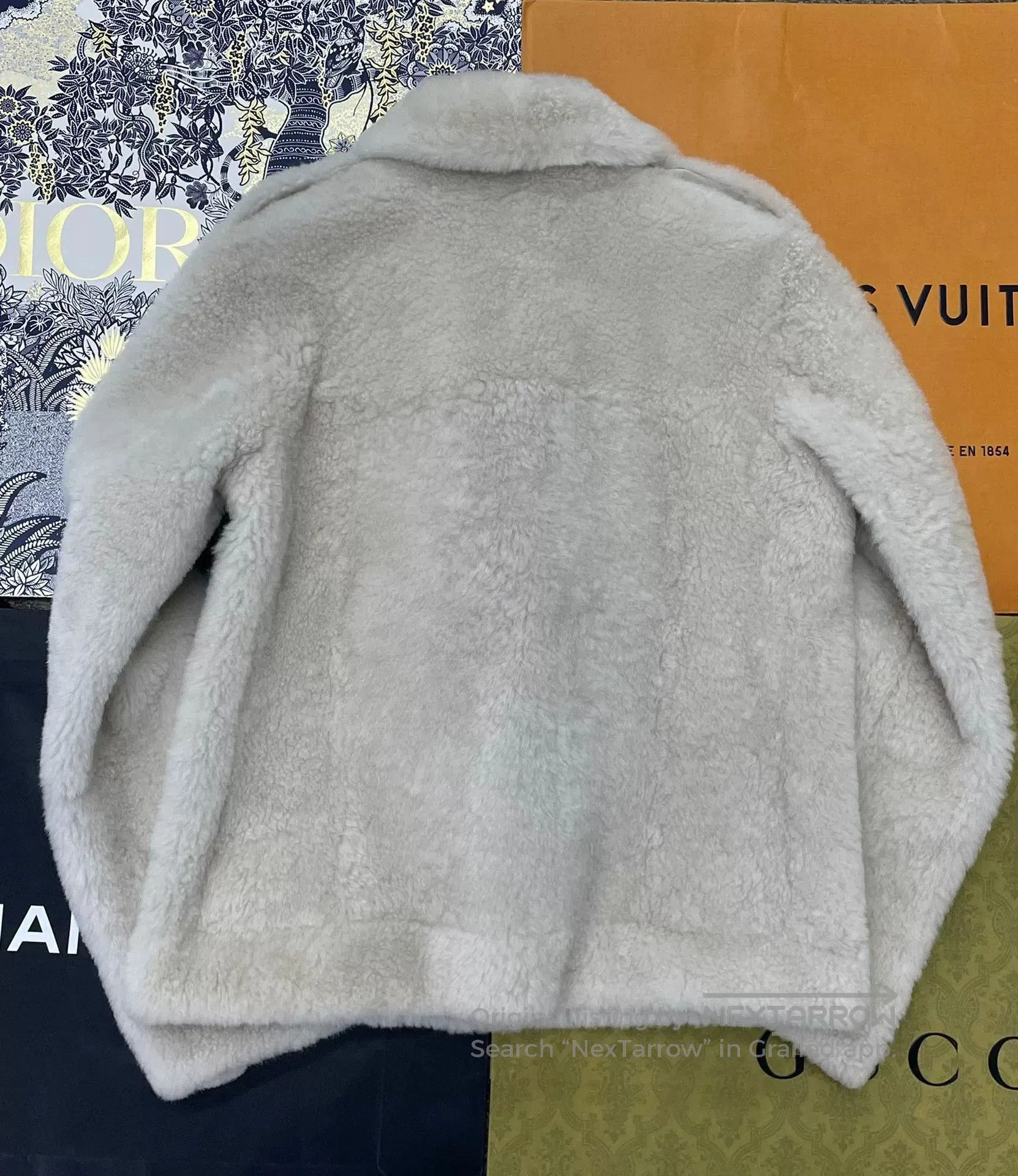 Brunello Cucinelli Brunello Cucinelli Faux Fur Biker Jacket. Size US M / EU 48-50 / 2 - 2 Thumbnail