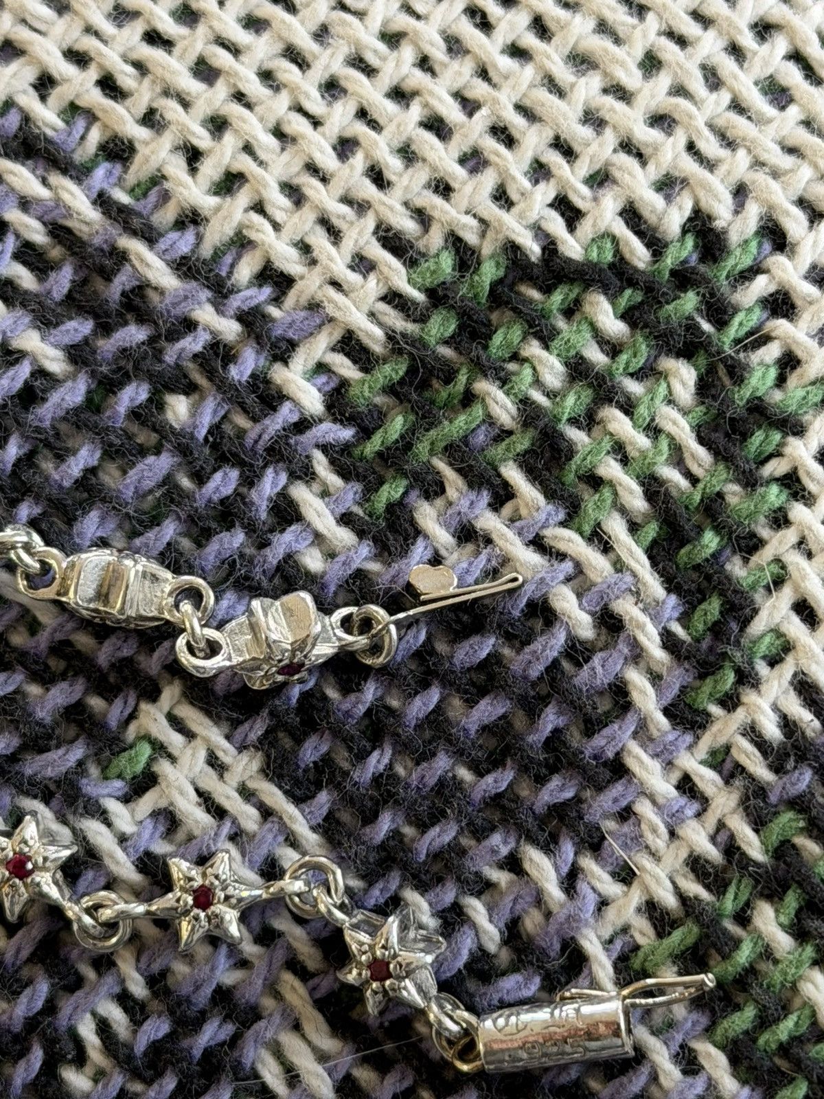 Chrome Hearts Chrome Hearts Ruby Star Bracelet Size ONE SIZE - 9 Thumbnail
