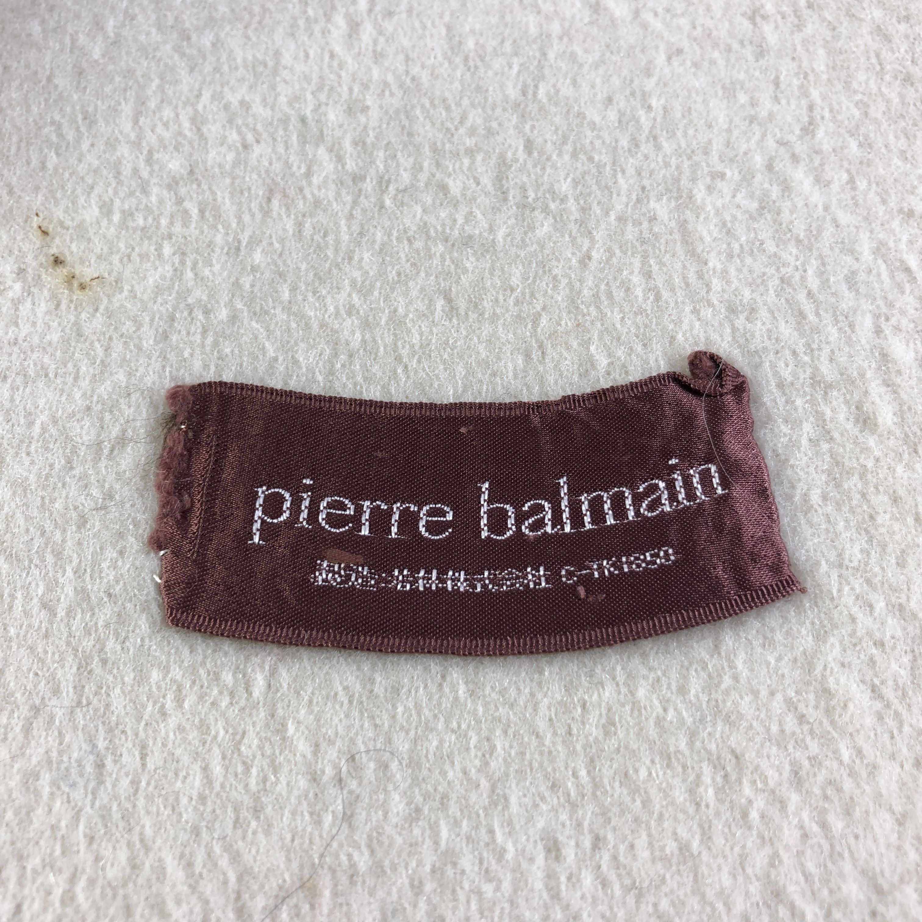 Pierre Balmain Pierre Balmain Plain Wool Scarf Muffler Neckwear V2797 Size ONE SIZE - 5 Thumbnail