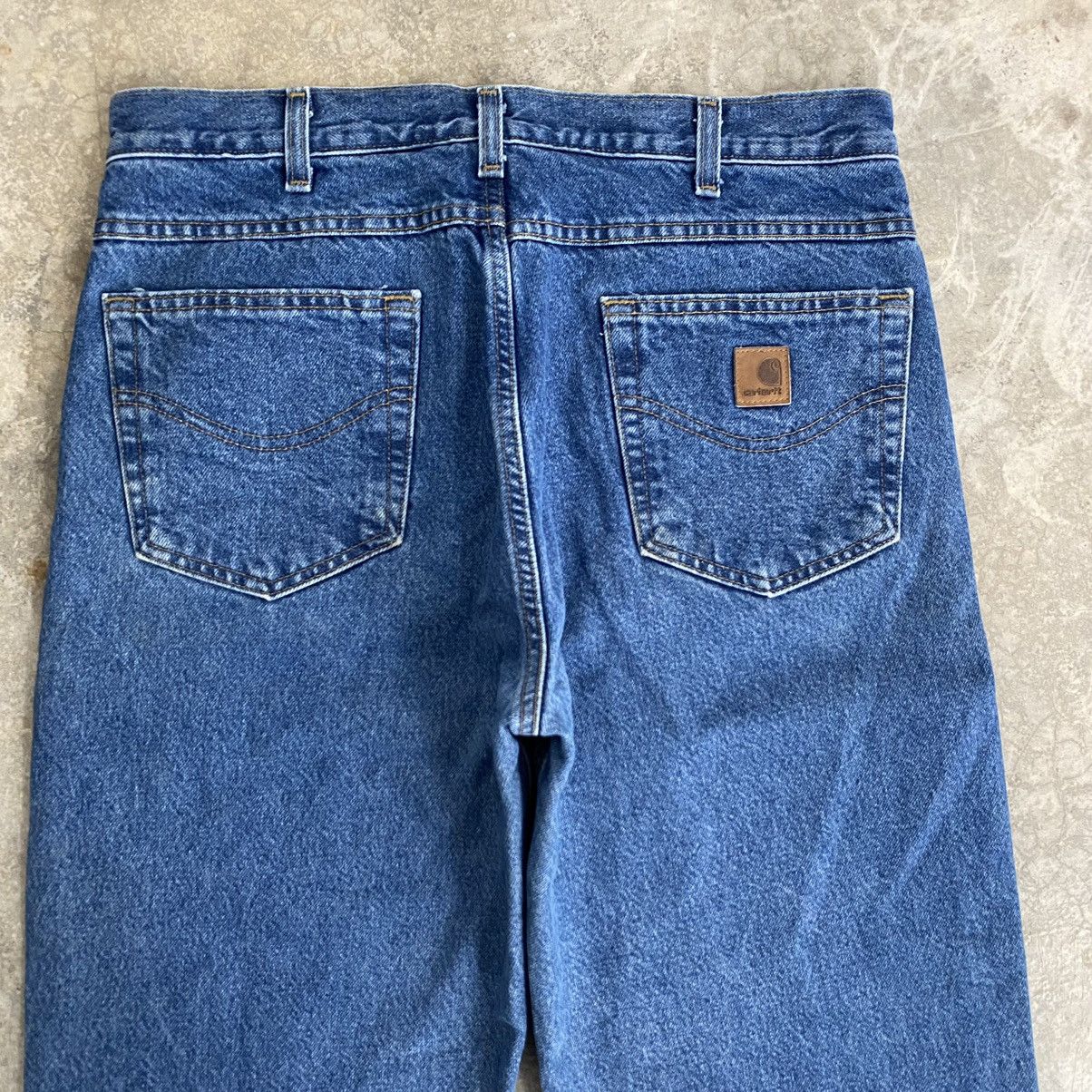 Carhartt VTG Carhartt Blanket Lined Relaxed Fit Denim Jeans Size US 34 / EU 50 - 23 Thumbnail