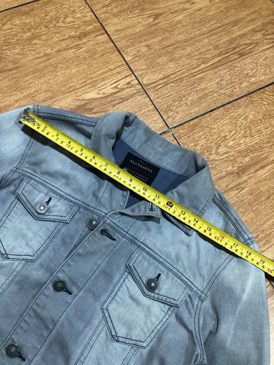 Allsaints vintage denim jacket gray Y2K Allsaints size M Streetwear Size US M / EU 48-50 / 2 - 15 Thumbnail