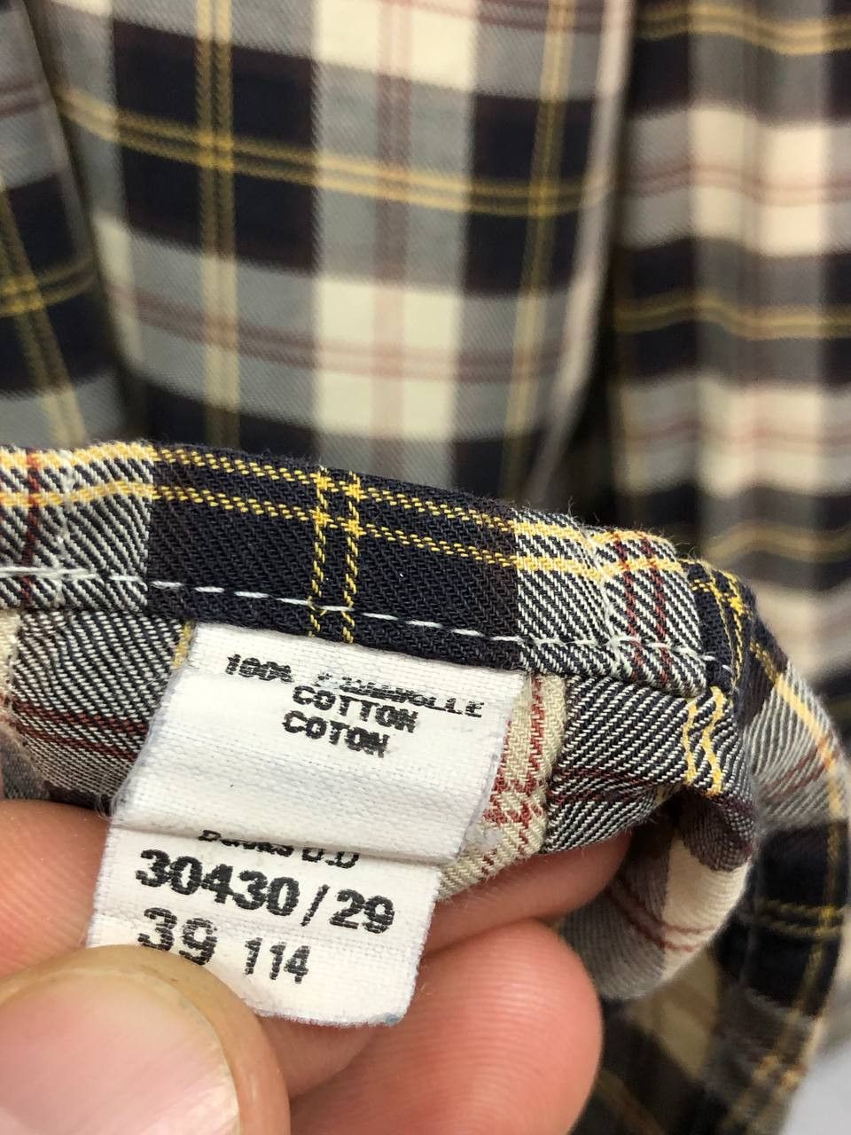 Burberry Burberry London vintage mens shirt size 39 / M Size US M / EU 48-50 / 2 - 8 Thumbnail