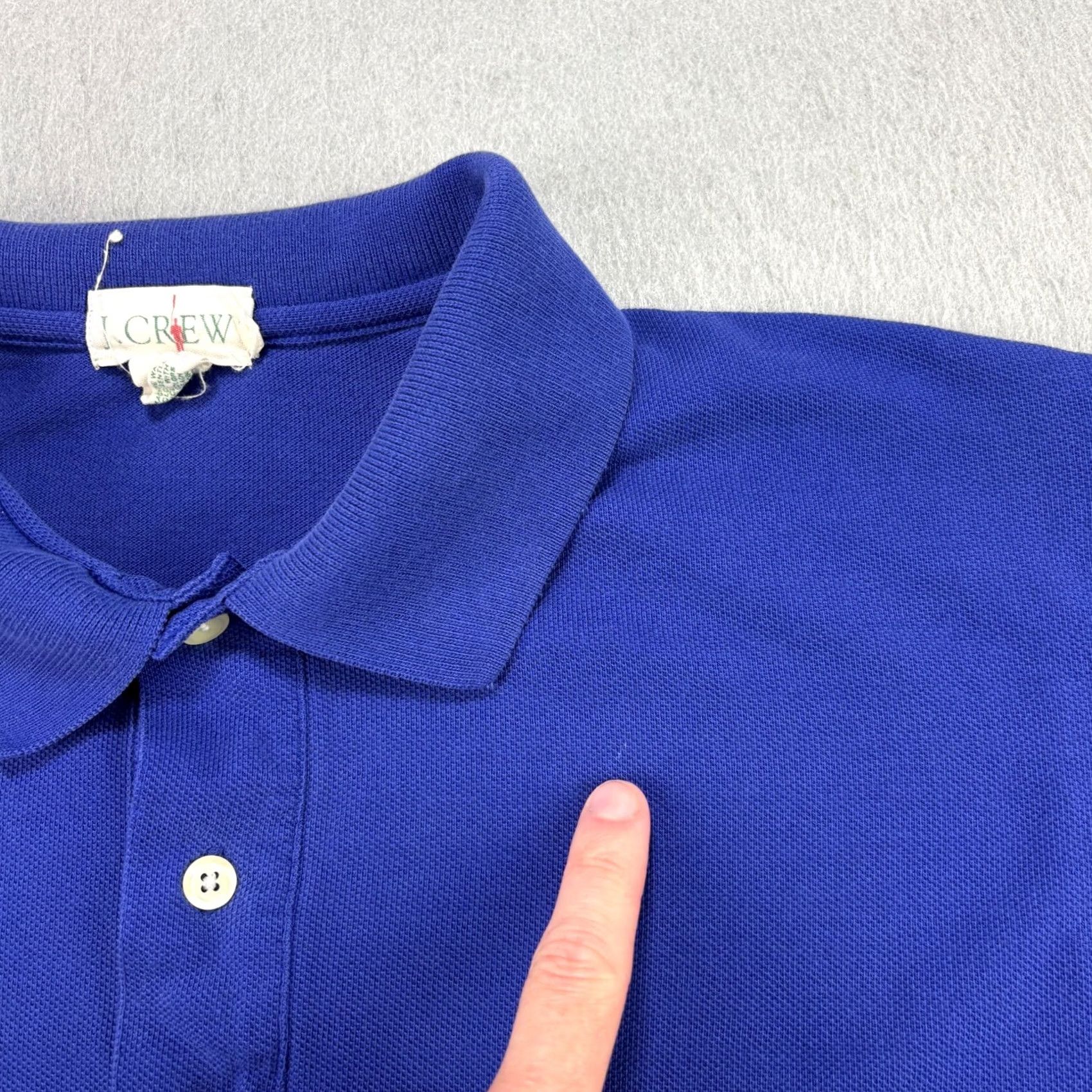 J.Crew VINTAGE J.CREW Polo Shirt Mens Small Blue Oarsman Short Sleeve Preppy 90s Polo Mens Small Blue 90s Preppy Shirt Size US S / EU 44-46 / 1 - 5 Thumbnail