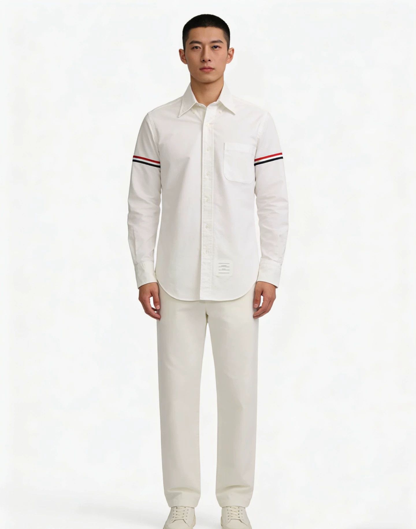 Thom Browne Thom Browne Double Cuff Tabs Oxford Cloth Shirt 2 99 New Size US M / EU 48-50 / 2 - 1 Thumbnail