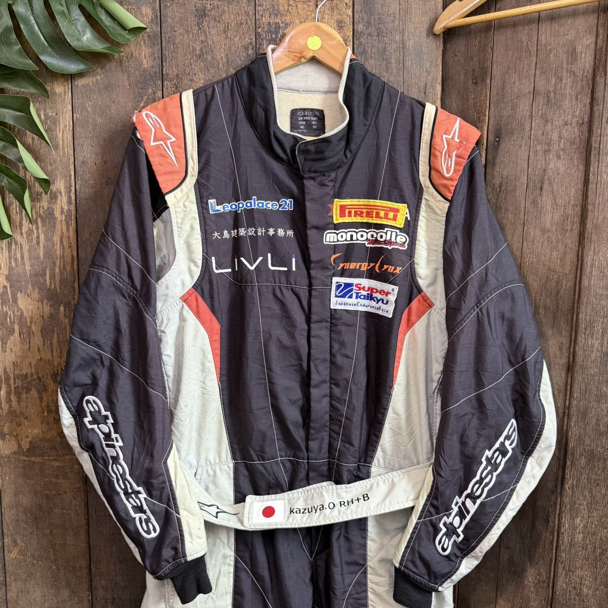 Alpinestars Vintage Alpinestars Kazuya Oshima Racing Suit Size US 34 / EU 50 - 3 Thumbnail