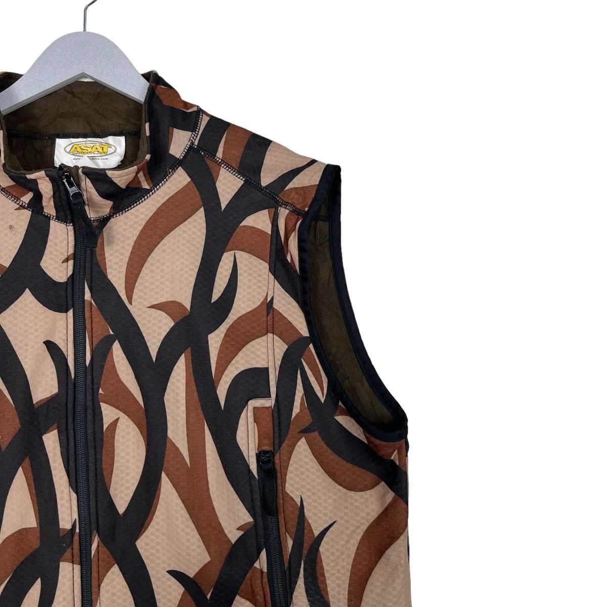 Japanese Brand 🔥 ASAT CAMO TRIBAL NUMBER NINE INSPIRED VEST Size US L / EU 52-54 / 3 - 6 Thumbnail