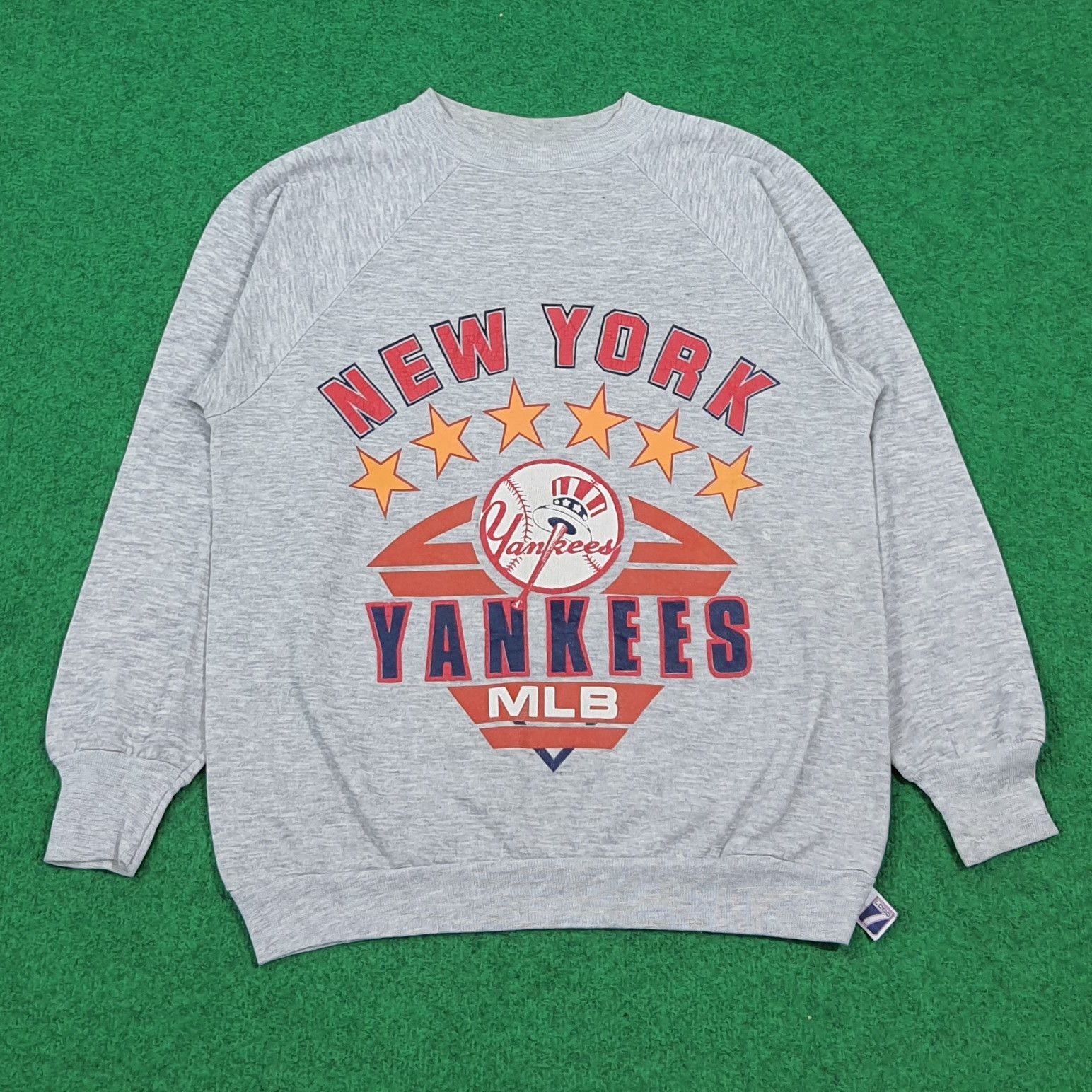 Logo 7 Vintage 80s 90s New York Yankees Logo 7 Crewneck E1A8 Size US S / EU 44-46 / 1 - 1 Thumbnail