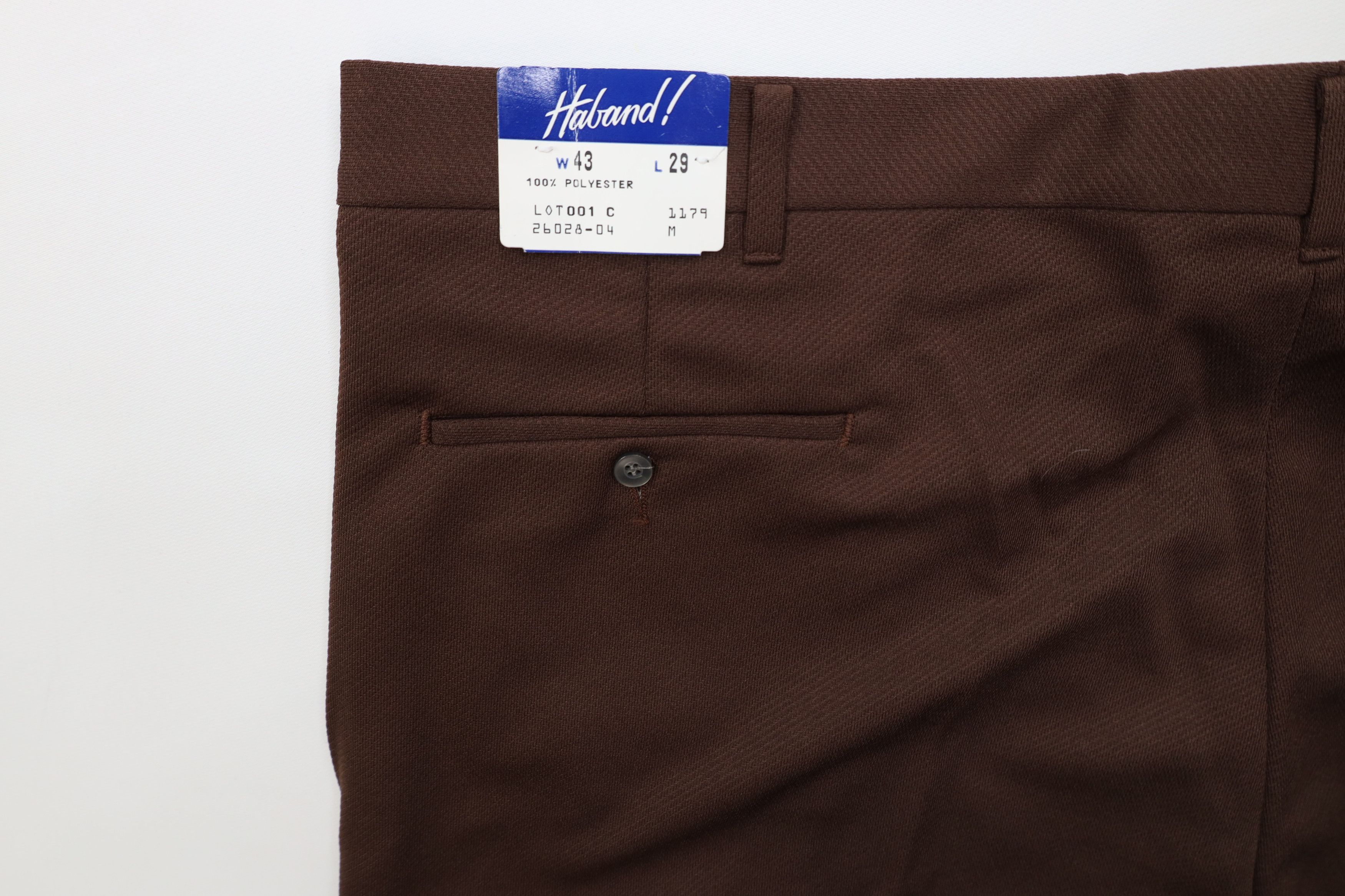 Vintage NOS Vintage 90s Streetwear Wide Leg Chino Pants Brown USA Size US 43 - 13 Thumbnail