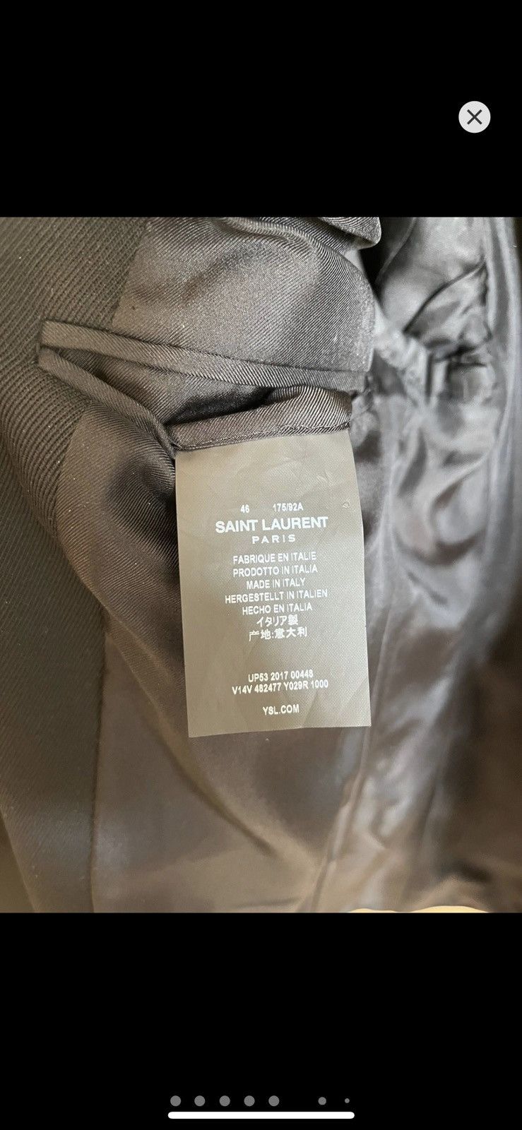 Saint Laurent Paris LAST DROP Officer jacket Size US S / EU 44-46 / 1 - 7 Thumbnail
