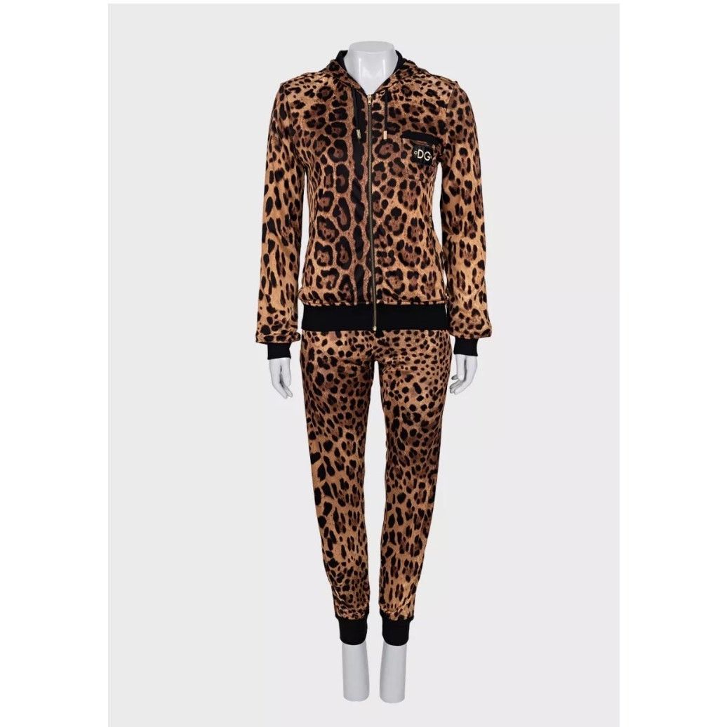 Dolce & Gabbana Dolce & Gabbana Leopard Print Three-Piece Suit - S / IT40 Size S / US 4 / IT 40 - 1 Thumbnail