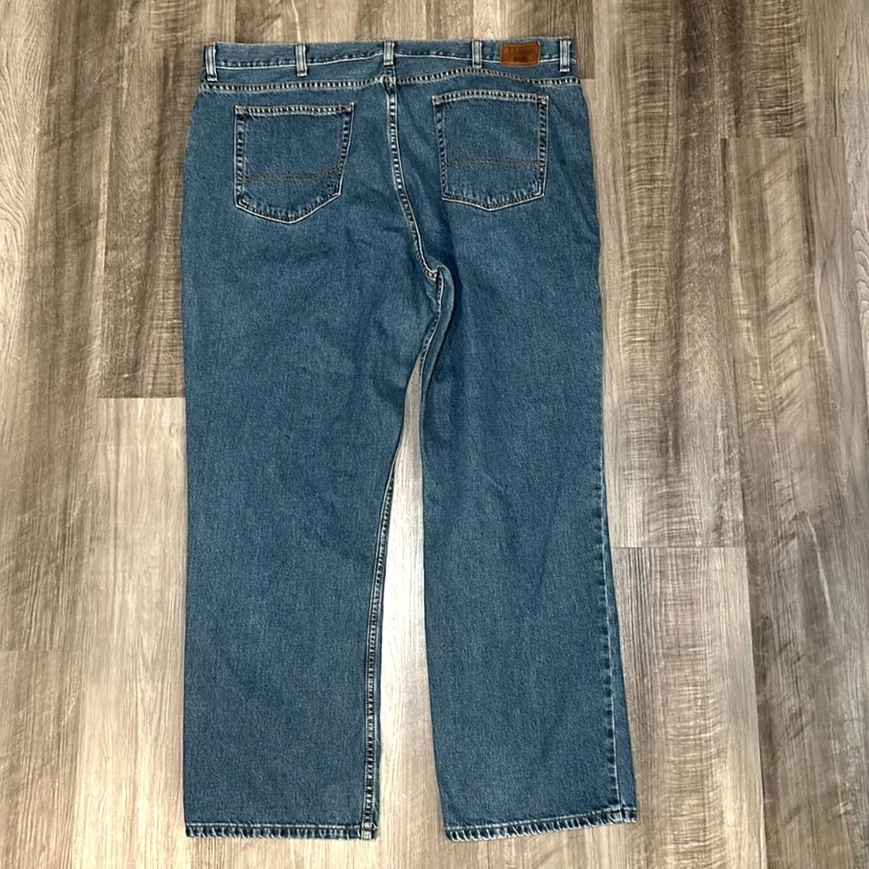 Vintage L.L. Bean Jeans - 44 Regular Straight Men Size US 44 / EU 60 - 3 Thumbnail