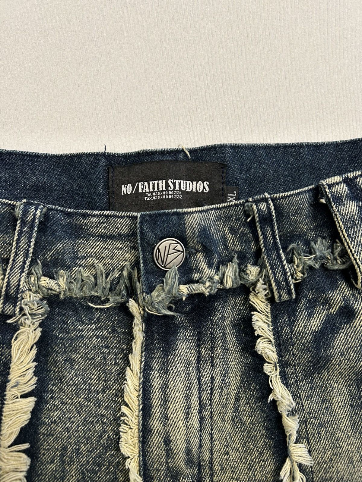 No Faith Studios 002 Flared Denim Size US 34 / EU 50 - 4 Thumbnail