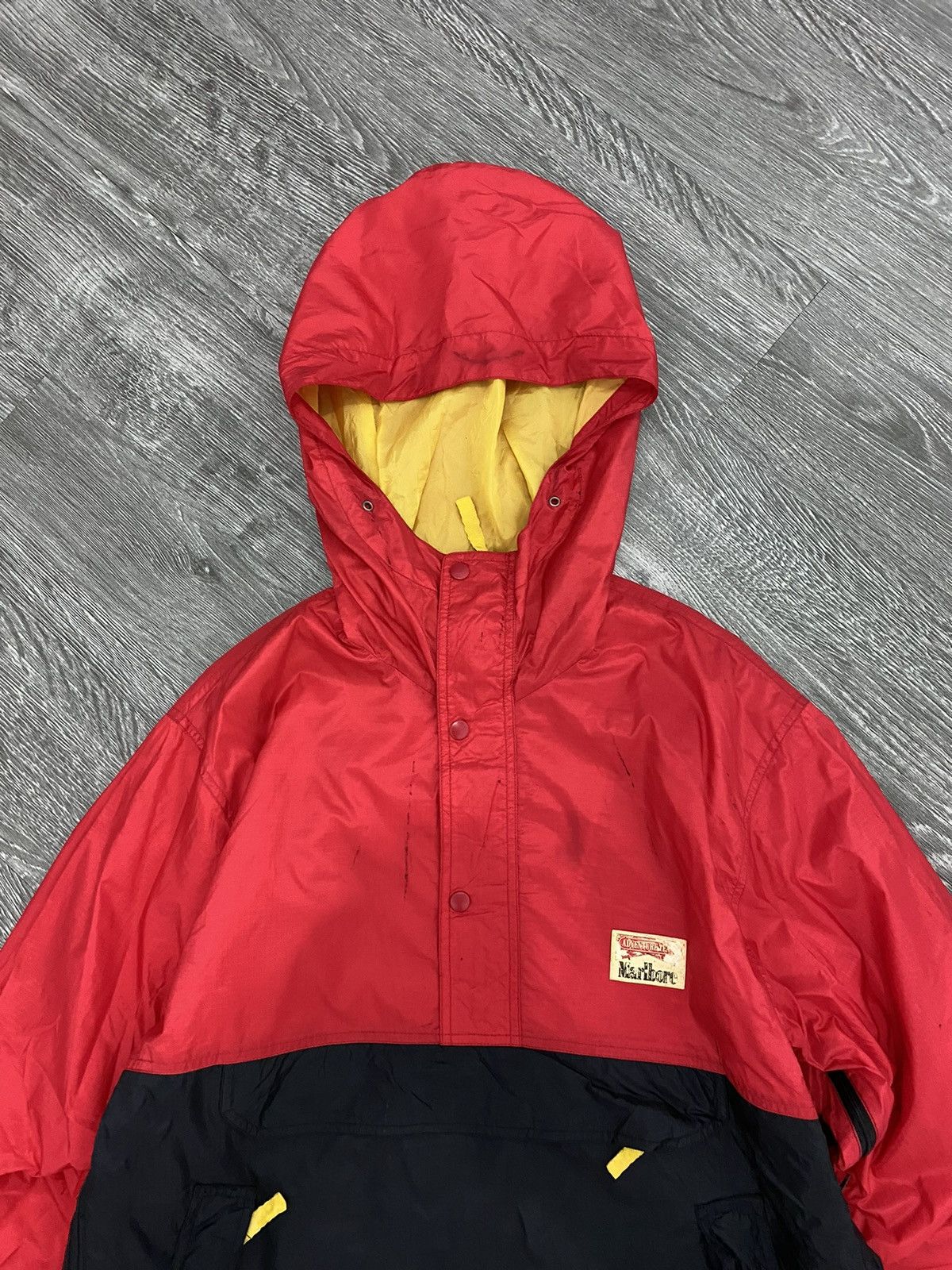 Marlboro Vintage Marlboro Adventure Team Anorak Cougle Jacket Size US XXL / EU 58 / 5 - 2 Thumbnail
