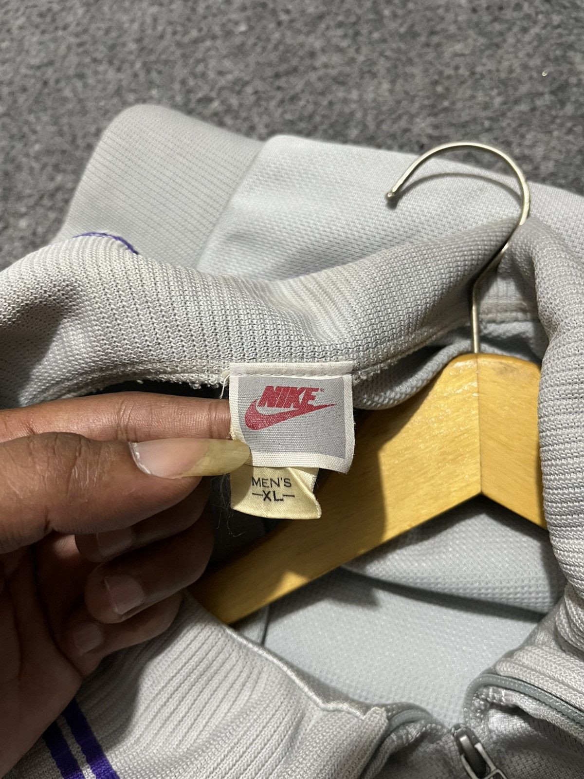 Nike Vintage 1980’s Nike Track Top Zipper Jacket Size US XL / EU 56 / 4 - 11 Thumbnail