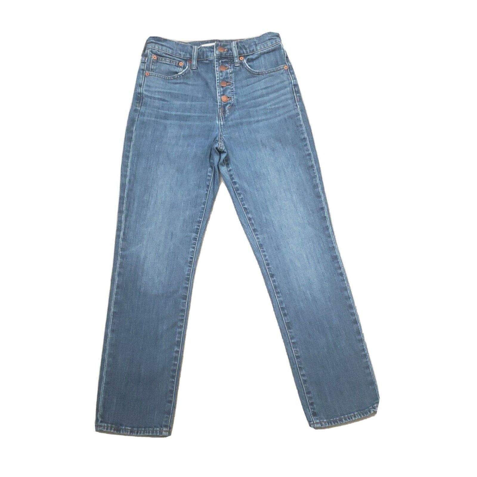 Madewell Madewell The Perfect Vintage Crop Button Front Edition Size 25" / US 0 / IT 36 - 5 Thumbnail