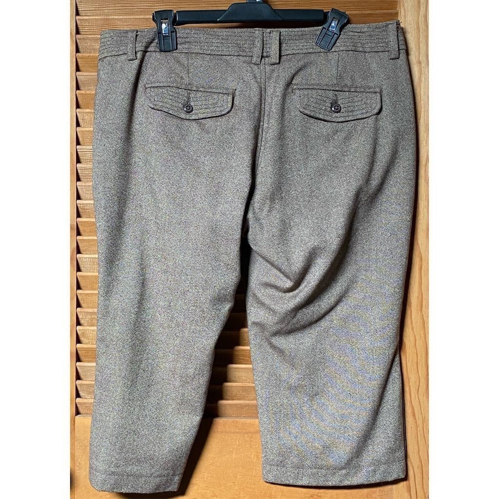 Old Navy Old Navy Low Rise Women's Brown Tweed Capri Pants Size 14 Size 36" / US 14 / IT 50 - 2 Thumbnail