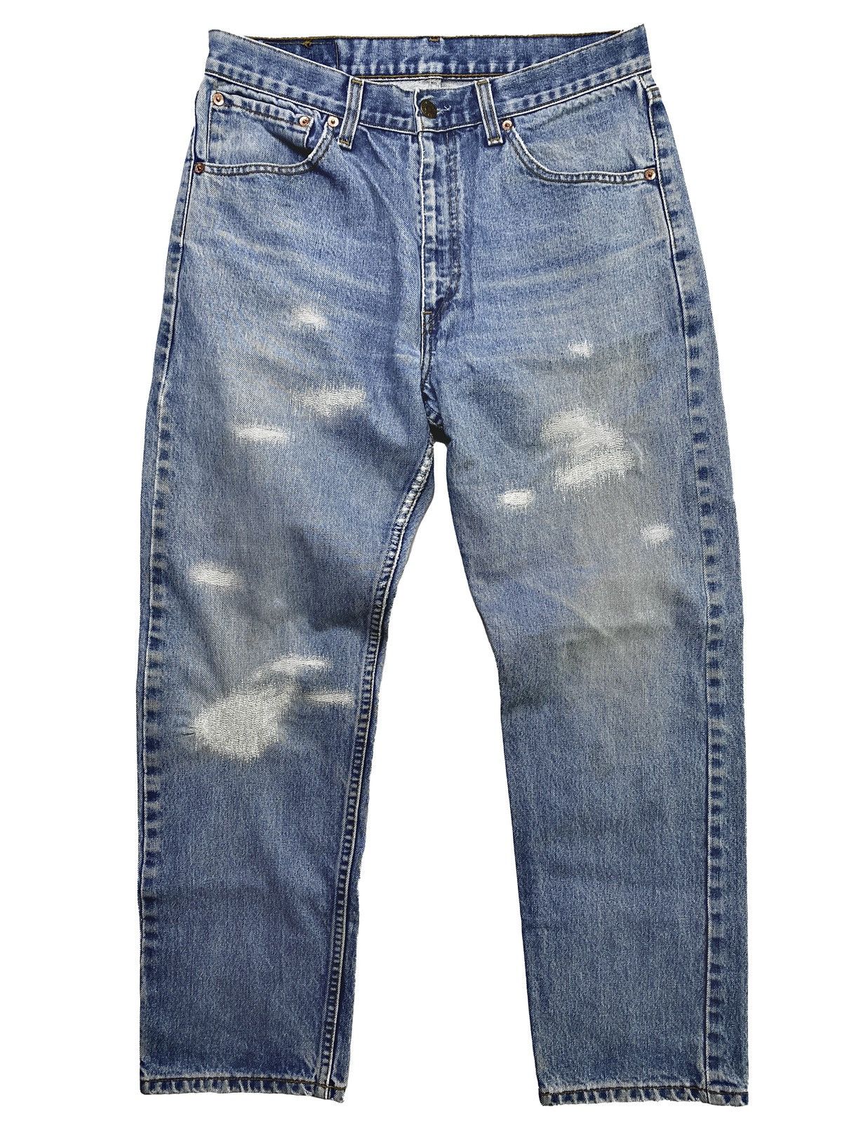 Levi's Vintage Levis 521s Thrashed and Repaired/Darned W32 L30 Size US 32 / EU 48 - 1 Thumbnail