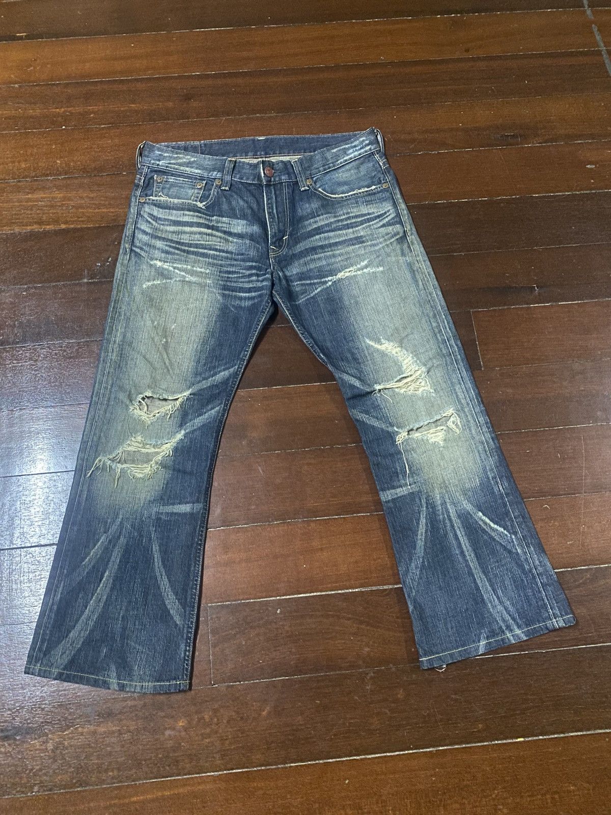 EDWIN 503 archive denim flare pants 00s' Vintage Edwin 503 Jeans