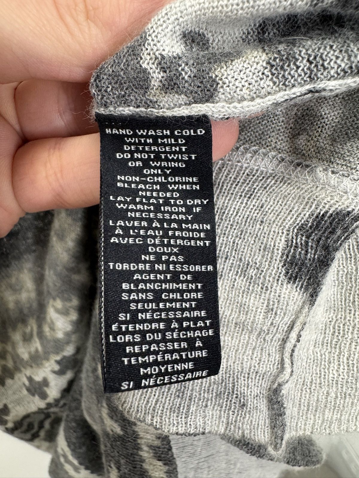Marc by Marc Jacobs Angora Blend Patterned Sweater Size US L / EU 52-54 / 3 - 5 Thumbnail