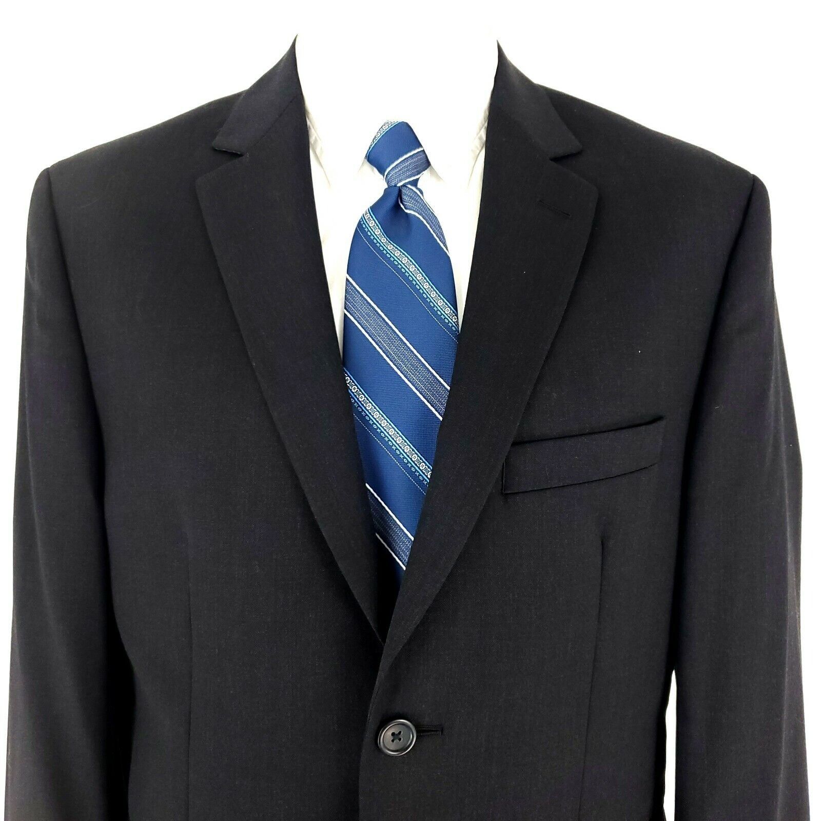 Pronto Uomo NEW Pronto Uomo Wool 2 Button Blazer 40R Charcoal Gray Sport Size 40R - 1 Thumbnail