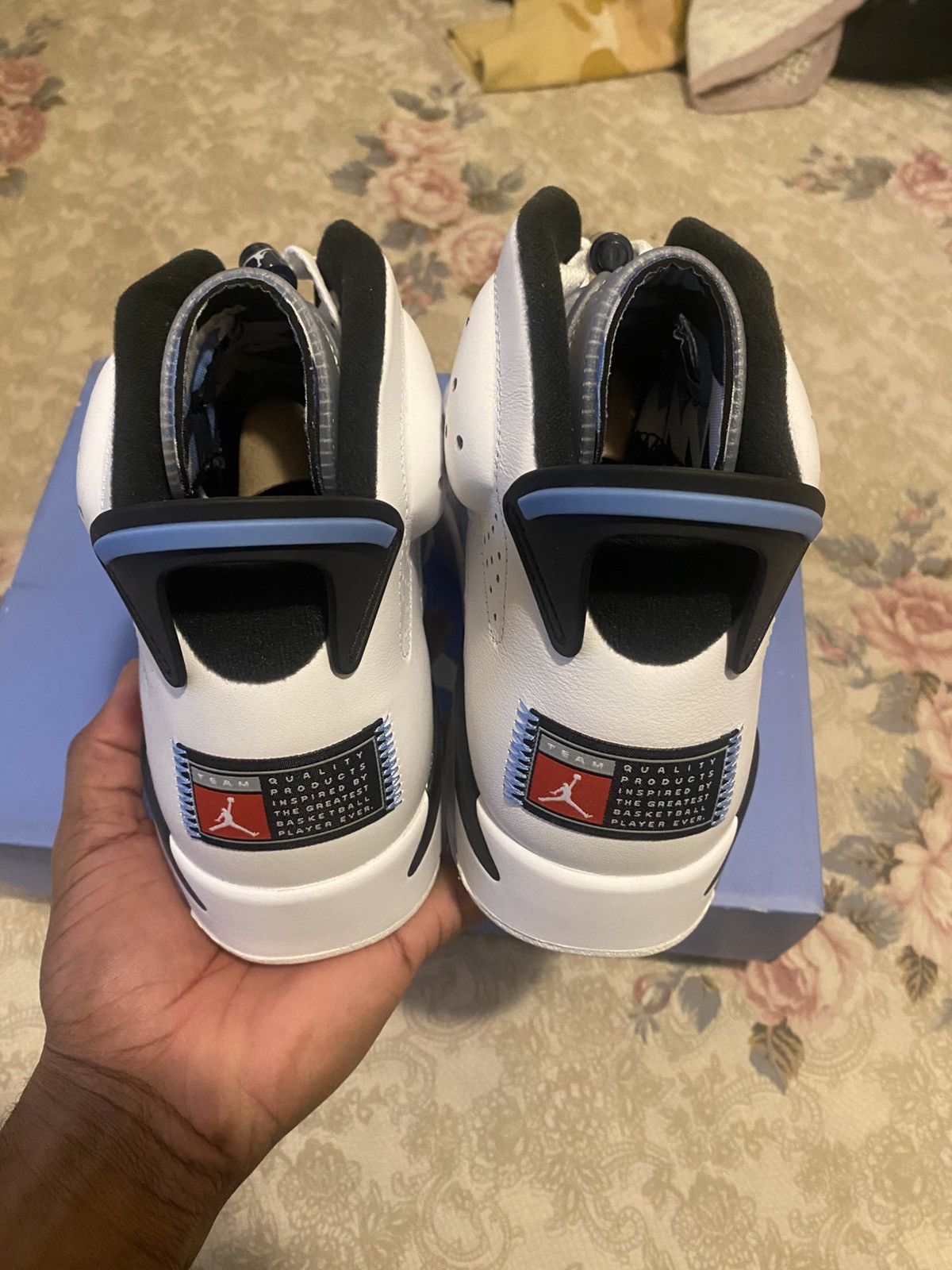 Jordan Brand Air Jordan 6 Retro UNC Size US 10.5 / EU 43-44 - 5 Thumbnail