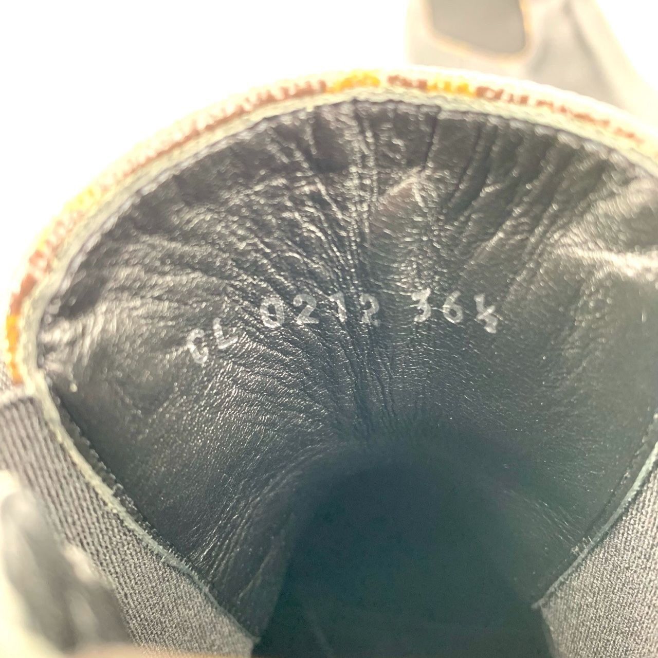 Louis Vuitton Louis Vuitton Black Leather Mid-Calf Boots 36.5 Thick Sole S Size US 6.5 / IT 36.5 - 5 Thumbnail
