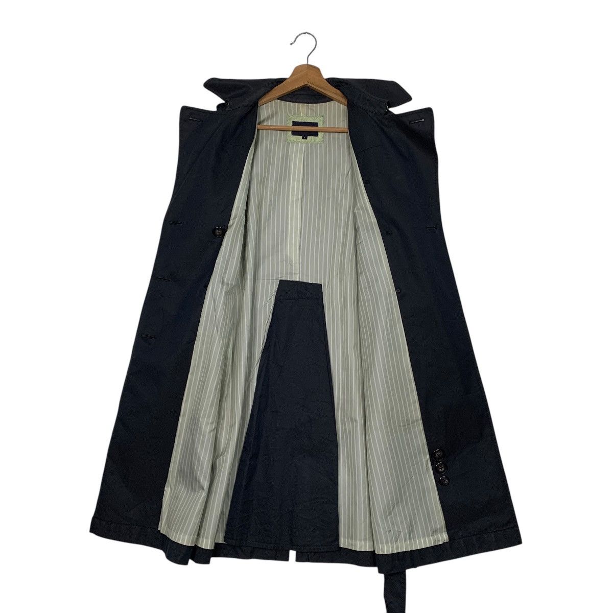 SHIPS Japanese Brand Ships Double Breasted Trenchcoat Size M / US 6-8 / IT 42-44 - 12 Thumbnail