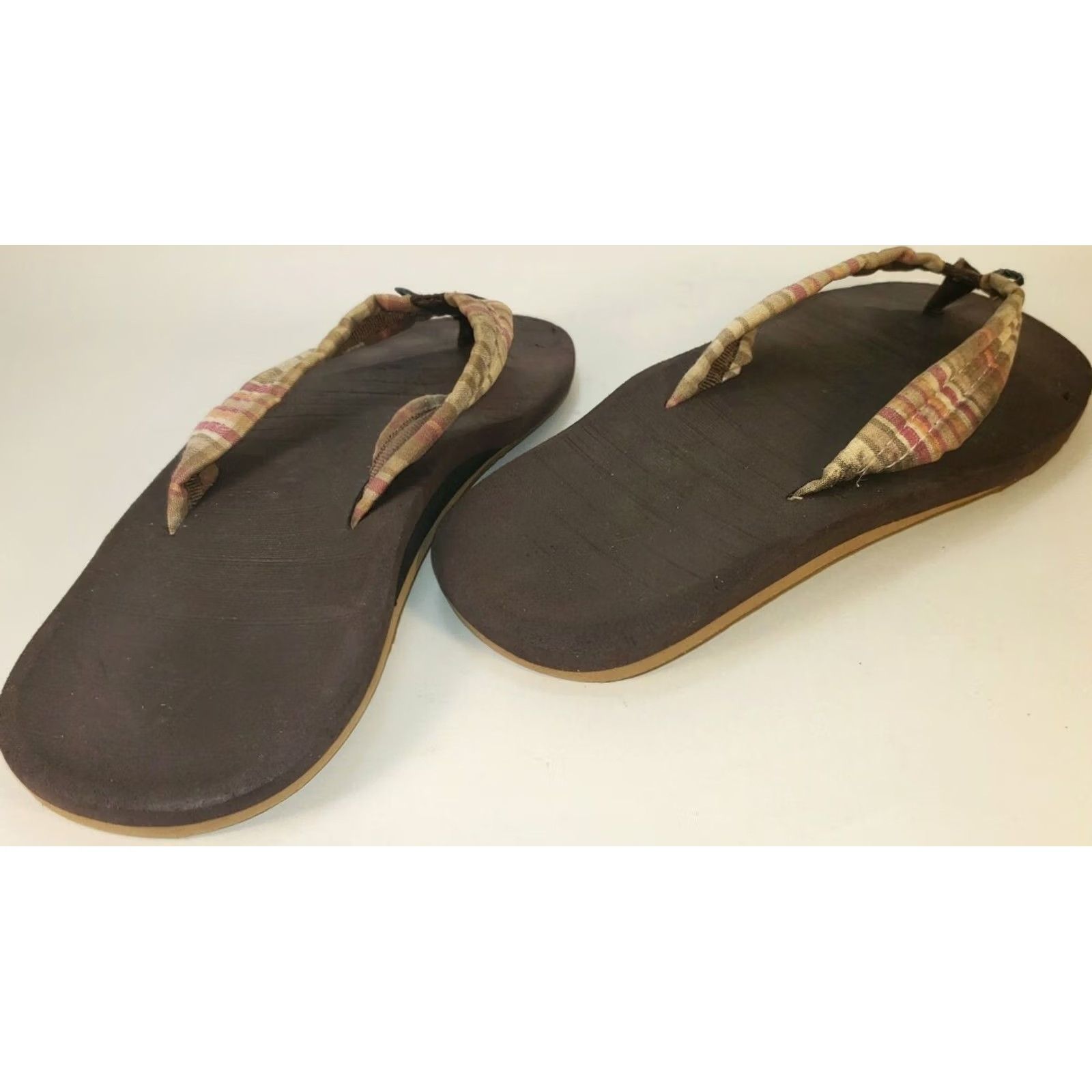 Sperry Sperry Top-Sider Women's Thong Sandals Flip Flops Size 7.5M Multicolor Plaid Pattern Sandal Size M / US 6-8 / IT 42-44 - 5 Thumbnail