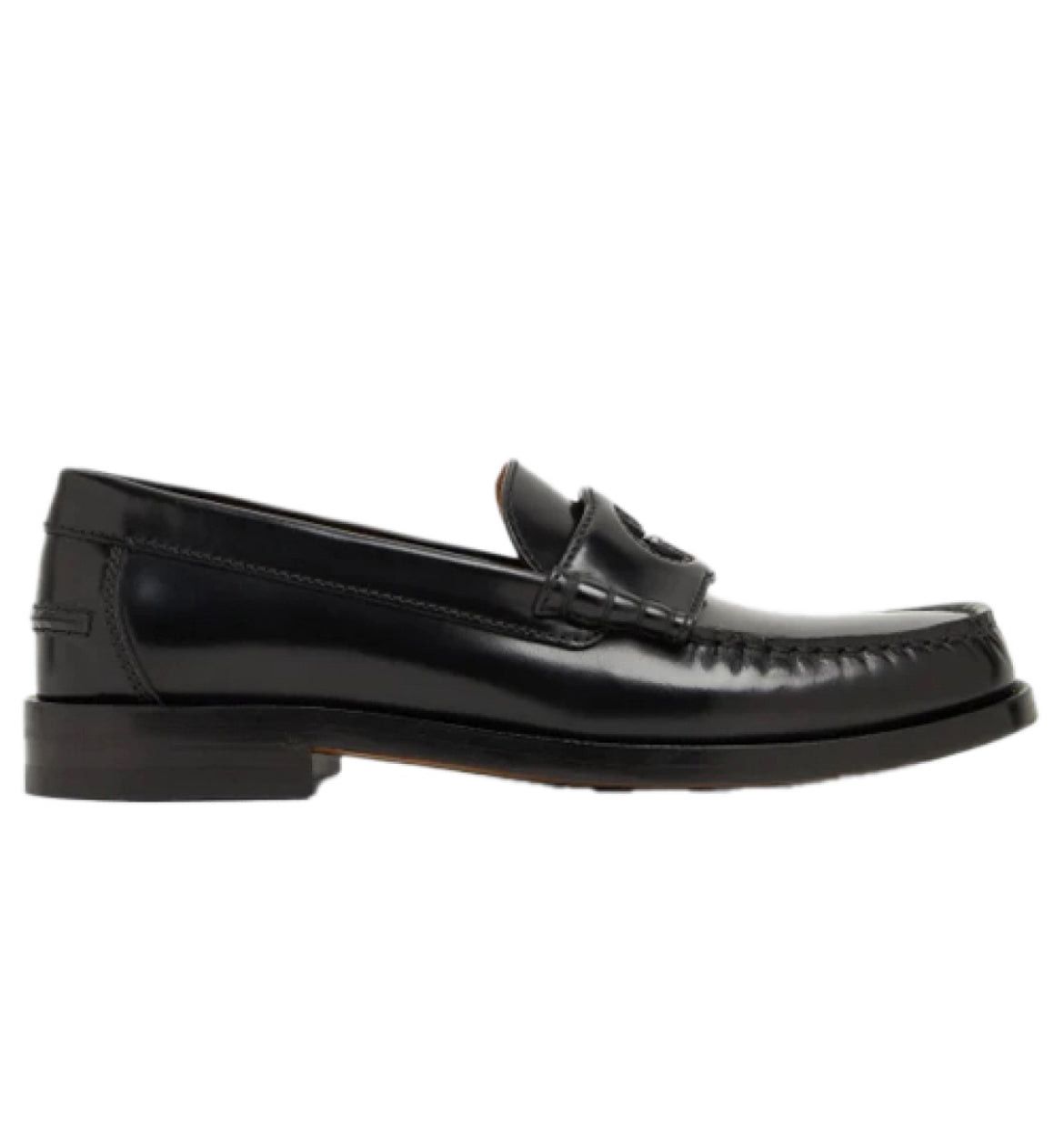 Gucci Gucci Interlocking G Leather Loafers SIZE 39 Size ONE SIZE - 1 Thumbnail