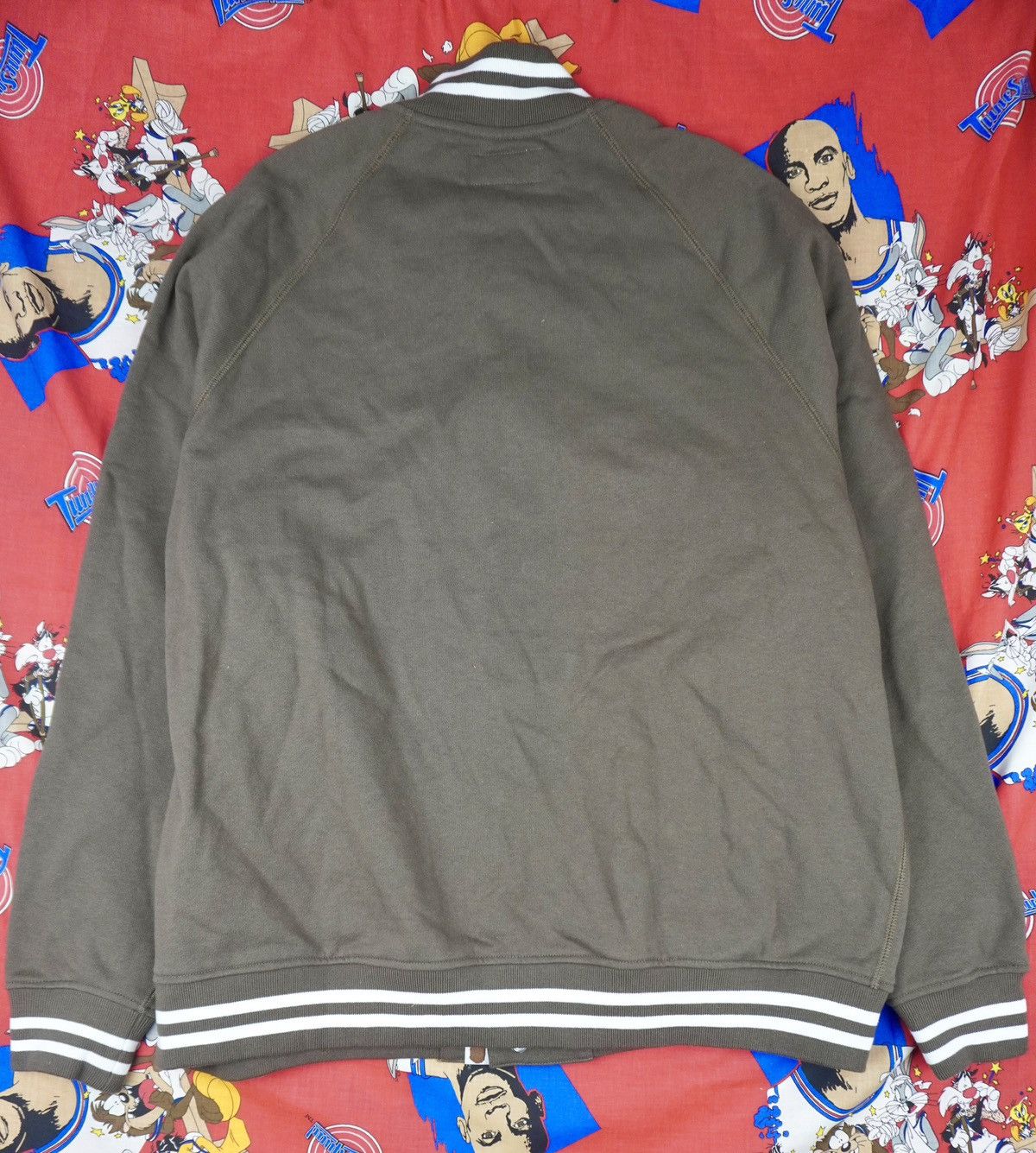 Bape A bathing ape varsity coach jacket sweater Size US XL / EU 56 / 4 - 3 Thumbnail