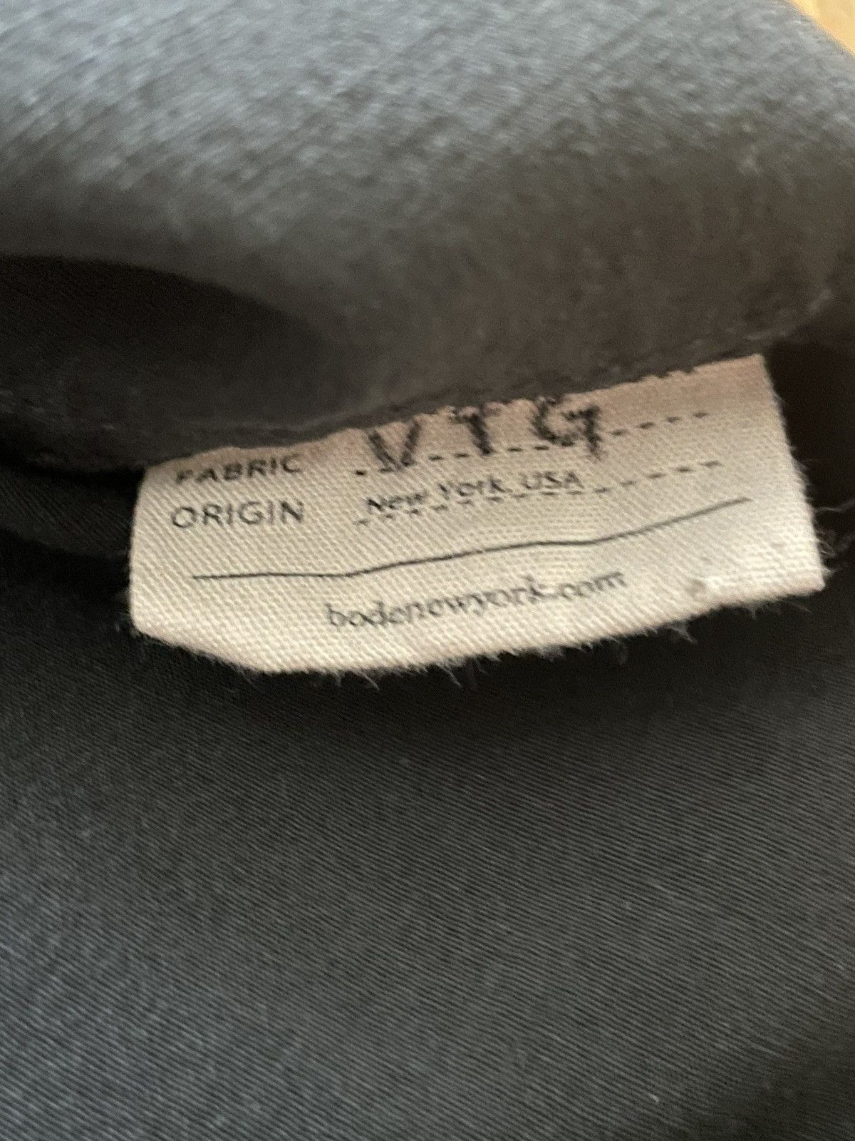Bode Grail Bode Fringe Button Down Shirt Black Faded Repaired Size US L / EU 52-54 / 3 - 6 Thumbnail