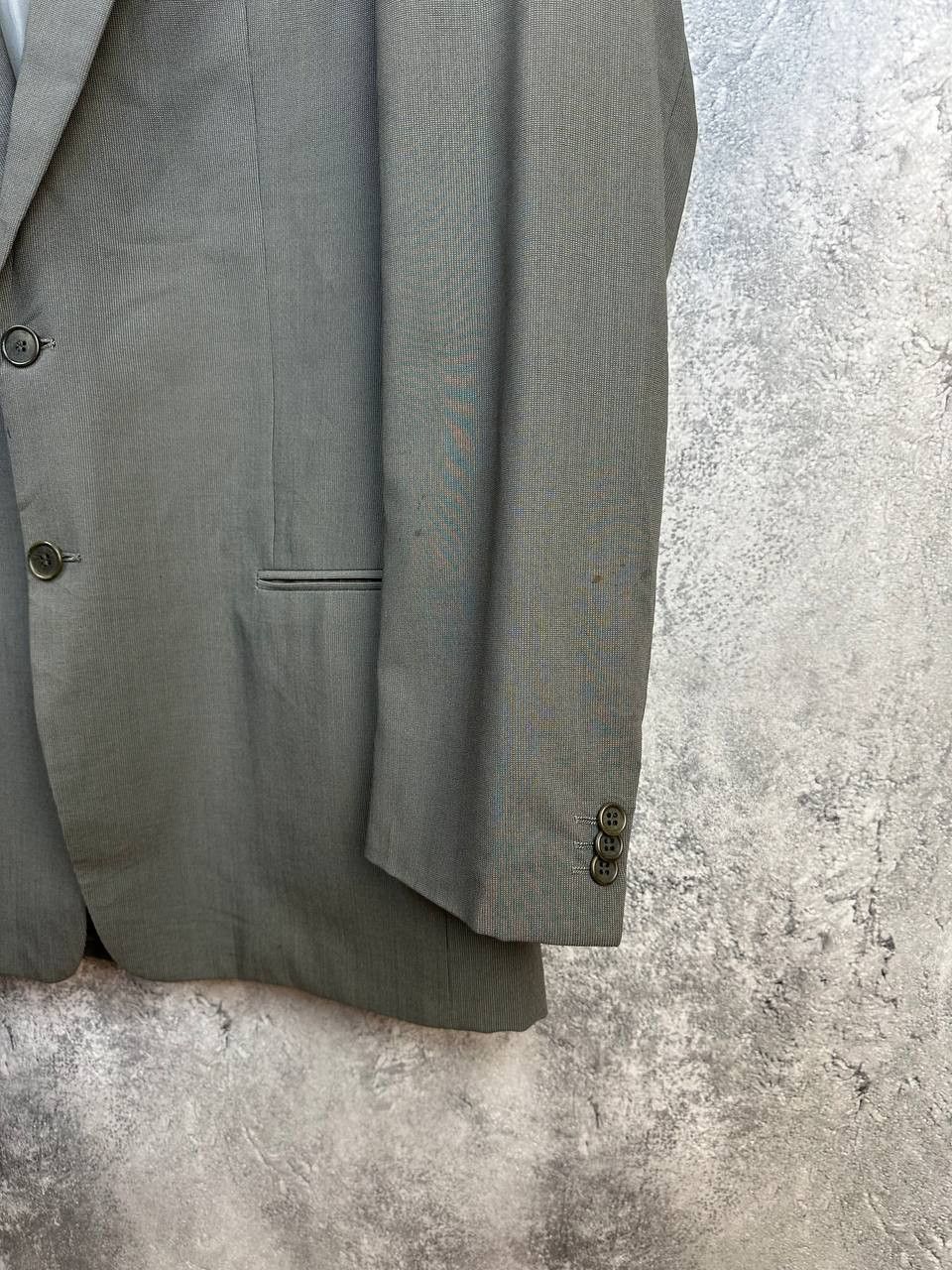 Giorgio Armani Giorgio Armani Le Collezioni Blazer Vintage Gray Wool Jacket Size 52L - 8 Thumbnail