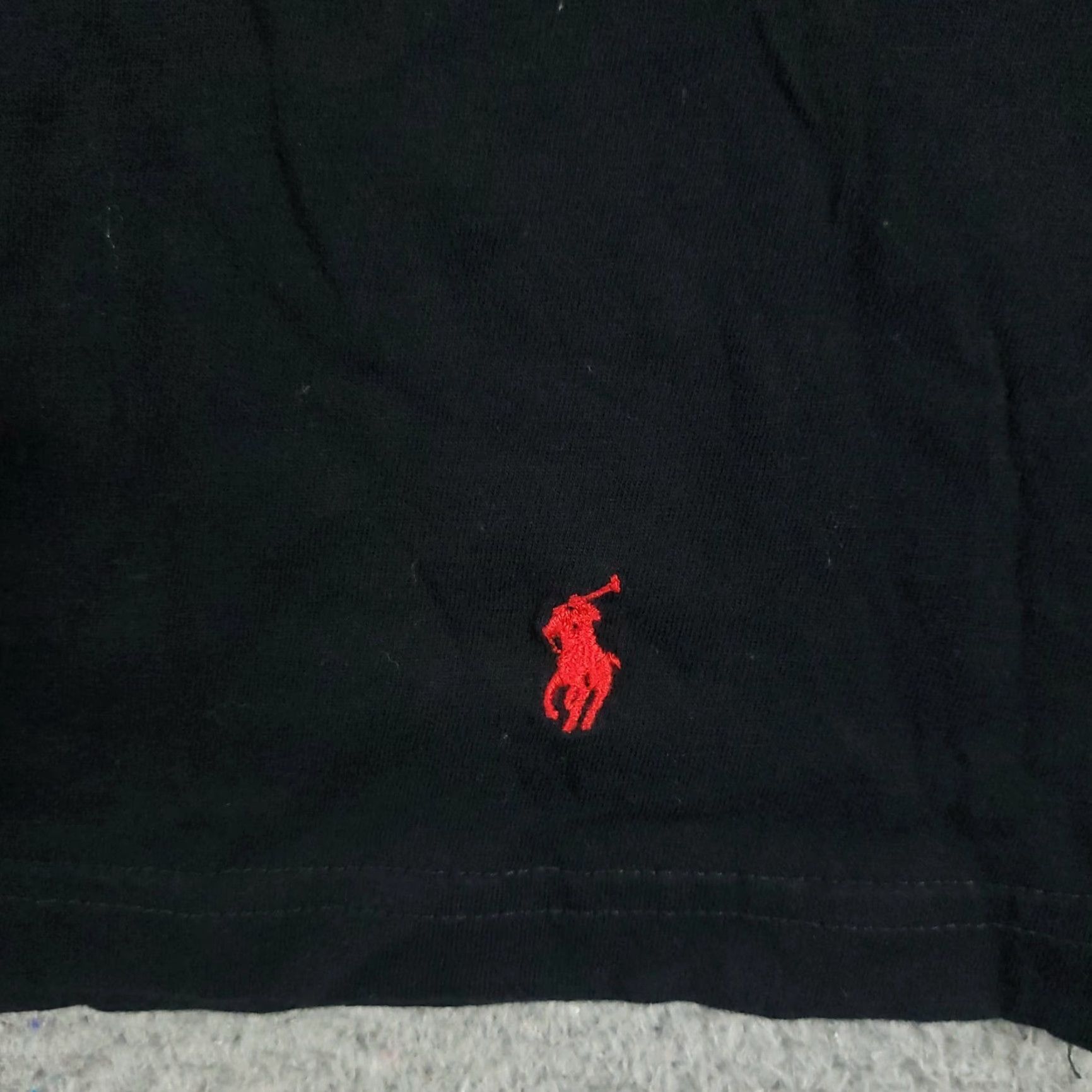 Ralph Lauren Ralph Lauren Shirt Adult Large Black Short Sleeve Pony Logo Cotton Crew Neck Classic American Mens Size US L / EU 52-54 / 3 - 3 Thumbnail