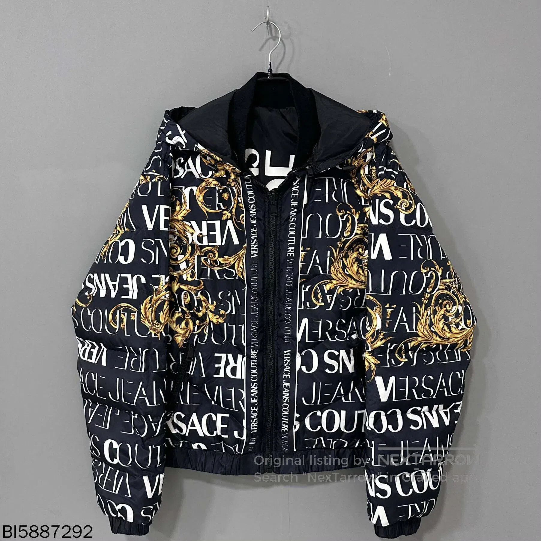 Versace reversible cotton jacket by gianni versace. Size US L / EU 52-54 / 3 - 1 Thumbnail