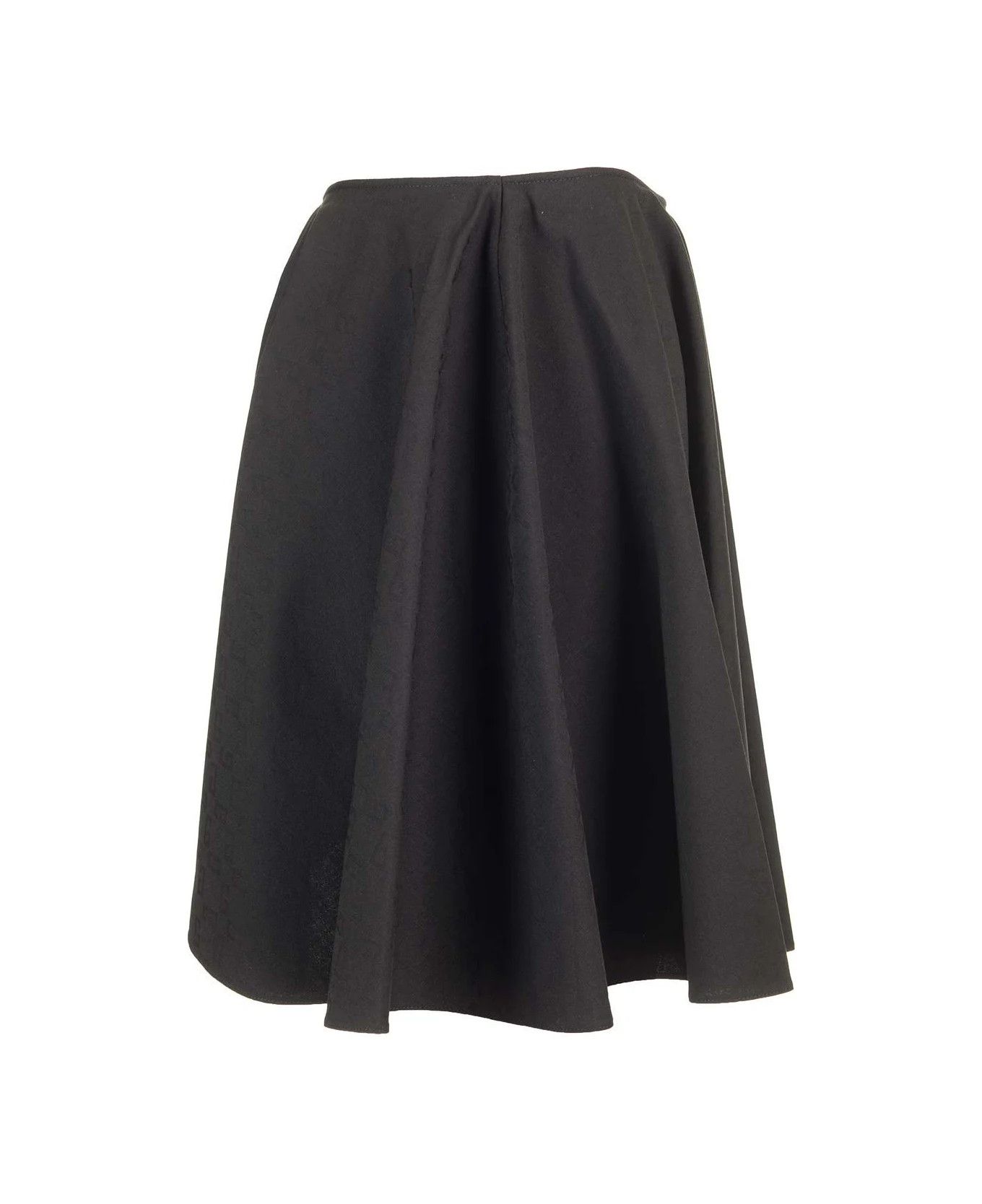 Givenchy o1n1vont0326 Full Skirt in Black Size 26" / US 2 / IT 38 - 5 Thumbnail