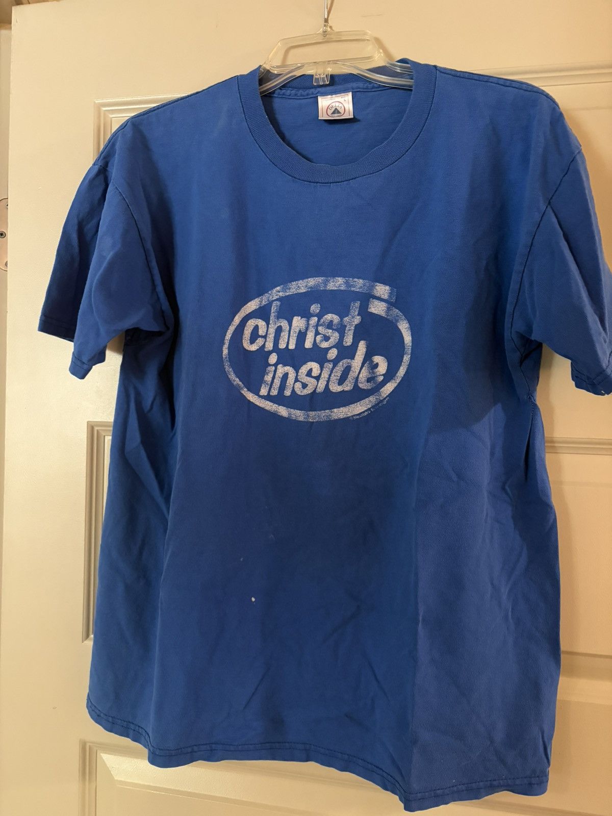 Vintage Vintage Faded Christ Inside T Shirt Tee Delta Tag Jesus Size US L / EU 52-54 / 3 - 1 Thumbnail